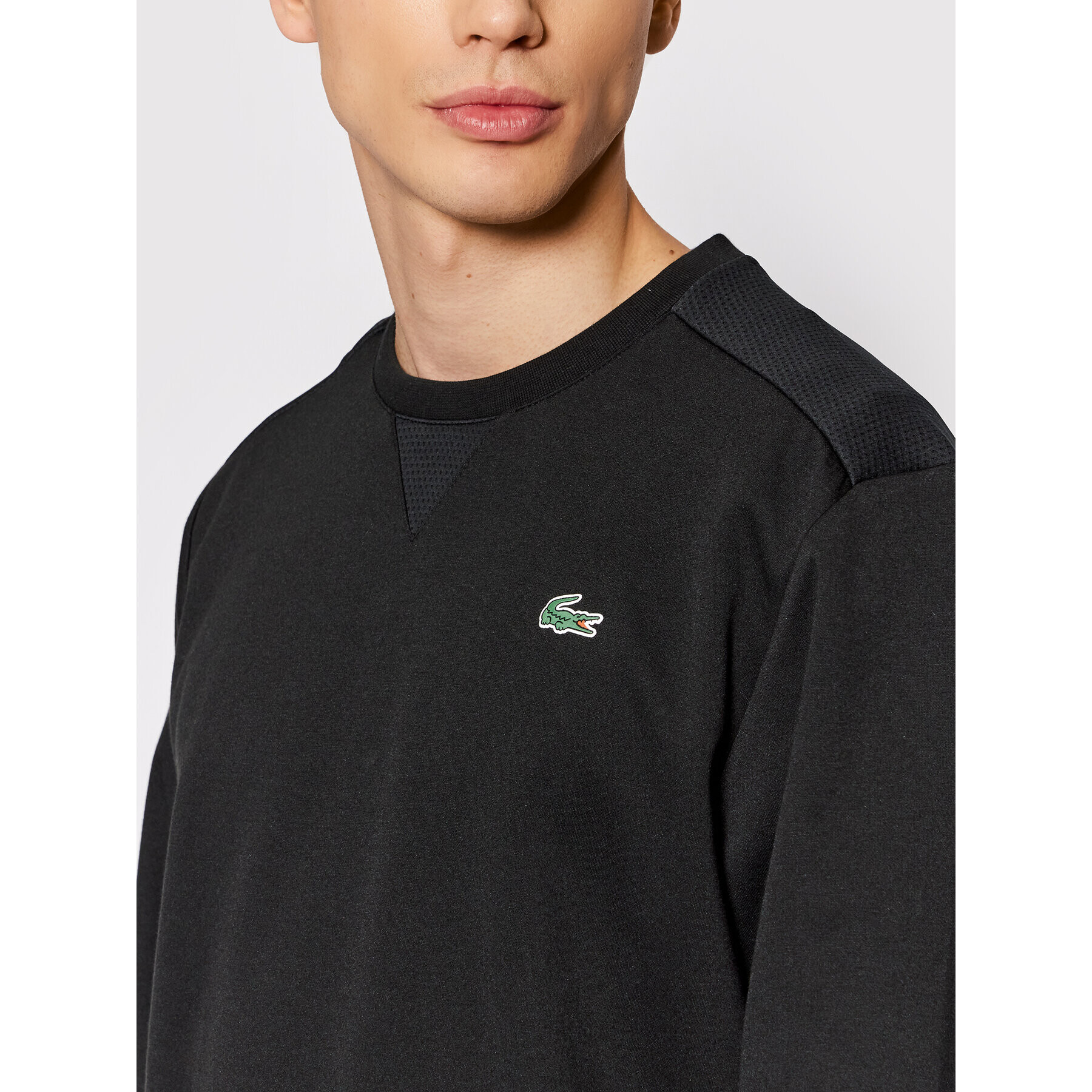 Lacoste Суитшърт SH9604 Черен Regular Fit - Pepit.bg