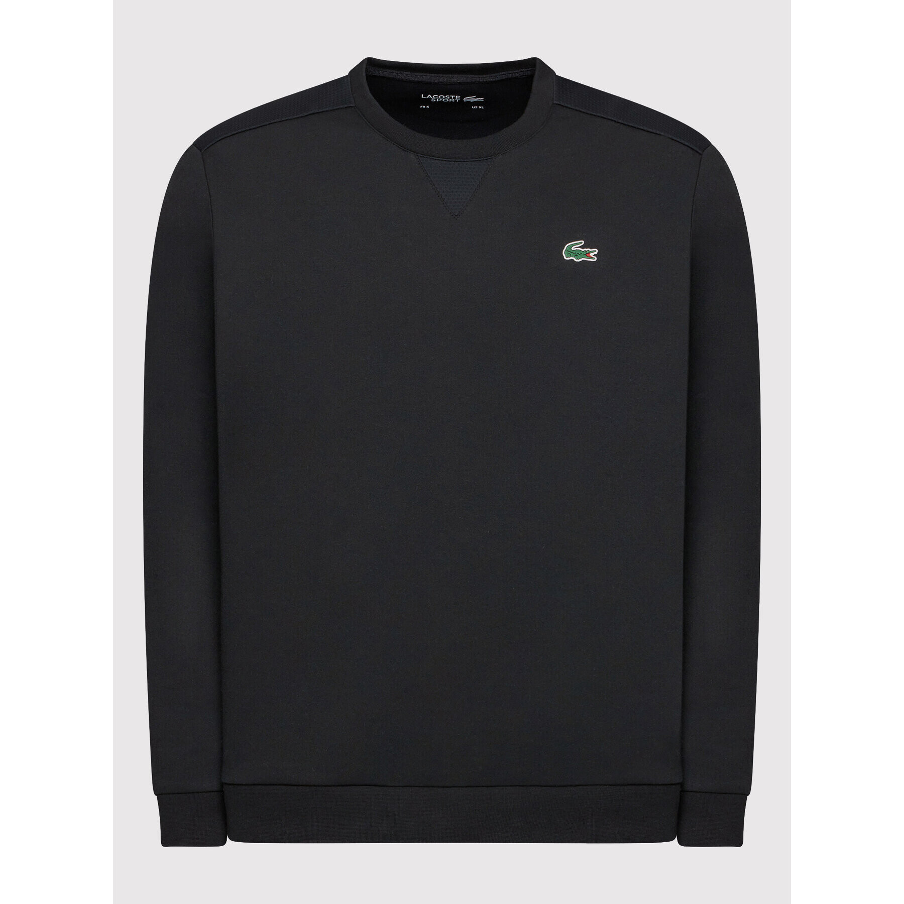 Lacoste Суитшърт SH9604 Черен Regular Fit - Pepit.bg