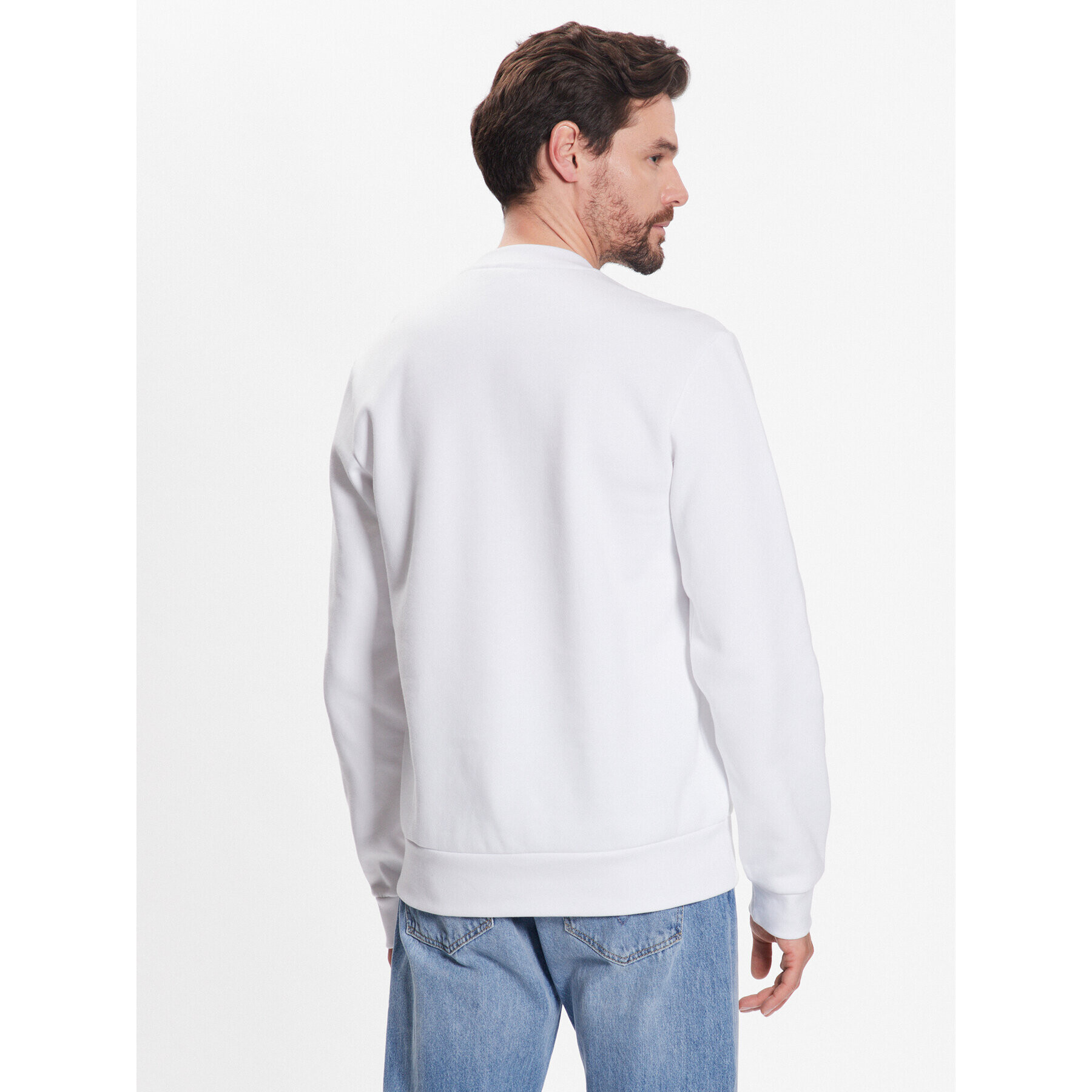 Lacoste Суитшърт SH9608 Бял Regular Fit - Pepit.bg