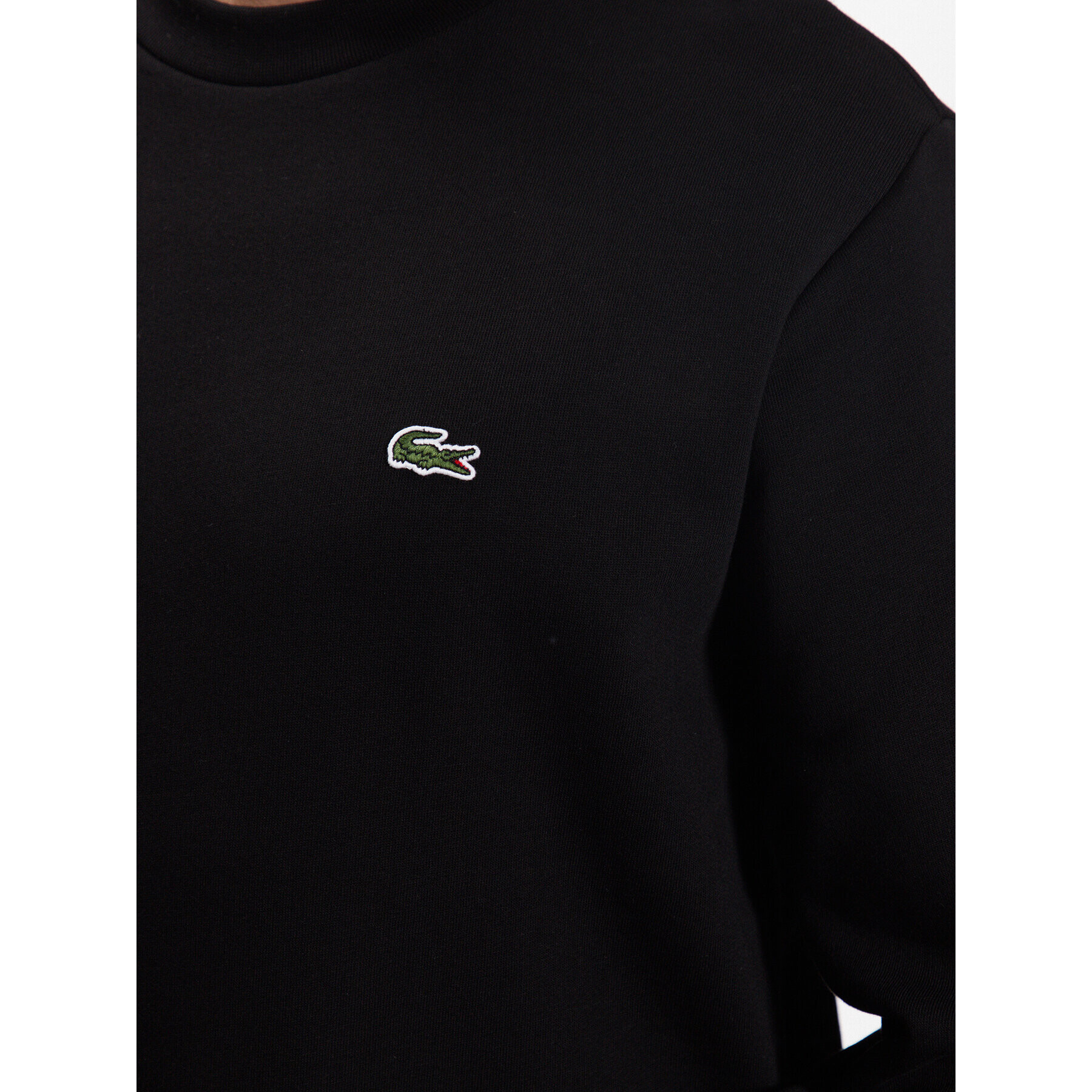 Lacoste Суитшърт SH9608 Черен Regular Fit - Pepit.bg