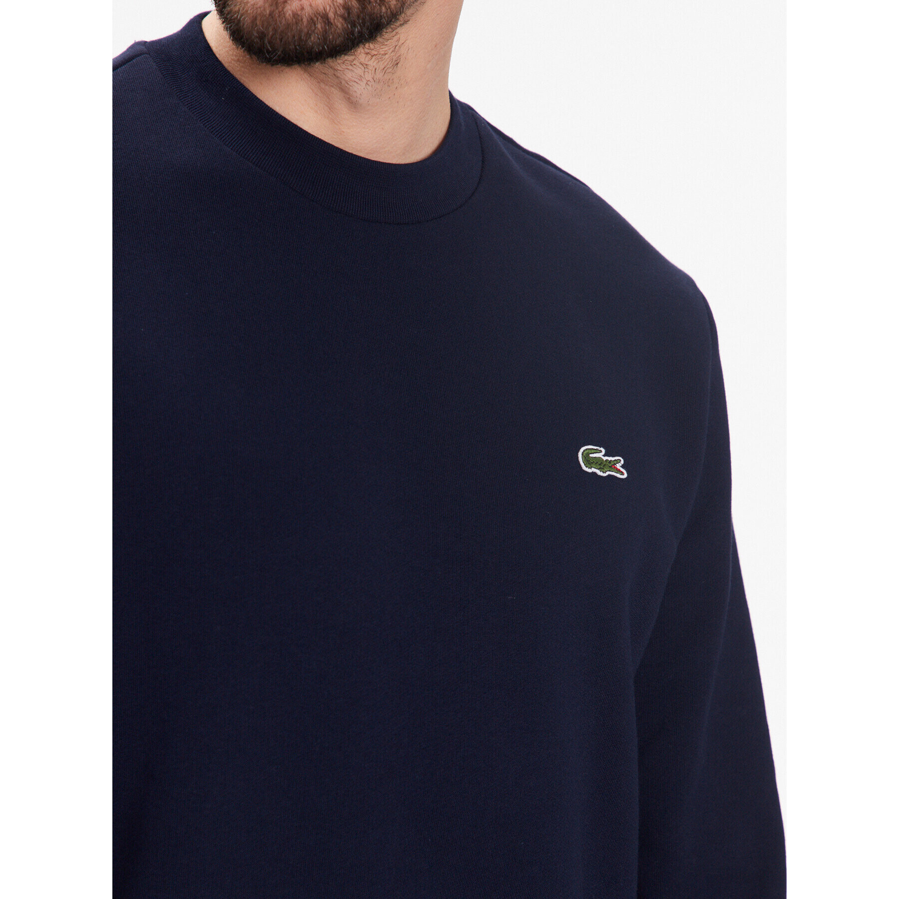 Lacoste Суитшърт SH9608 Тъмносин Regular Fit - Pepit.bg