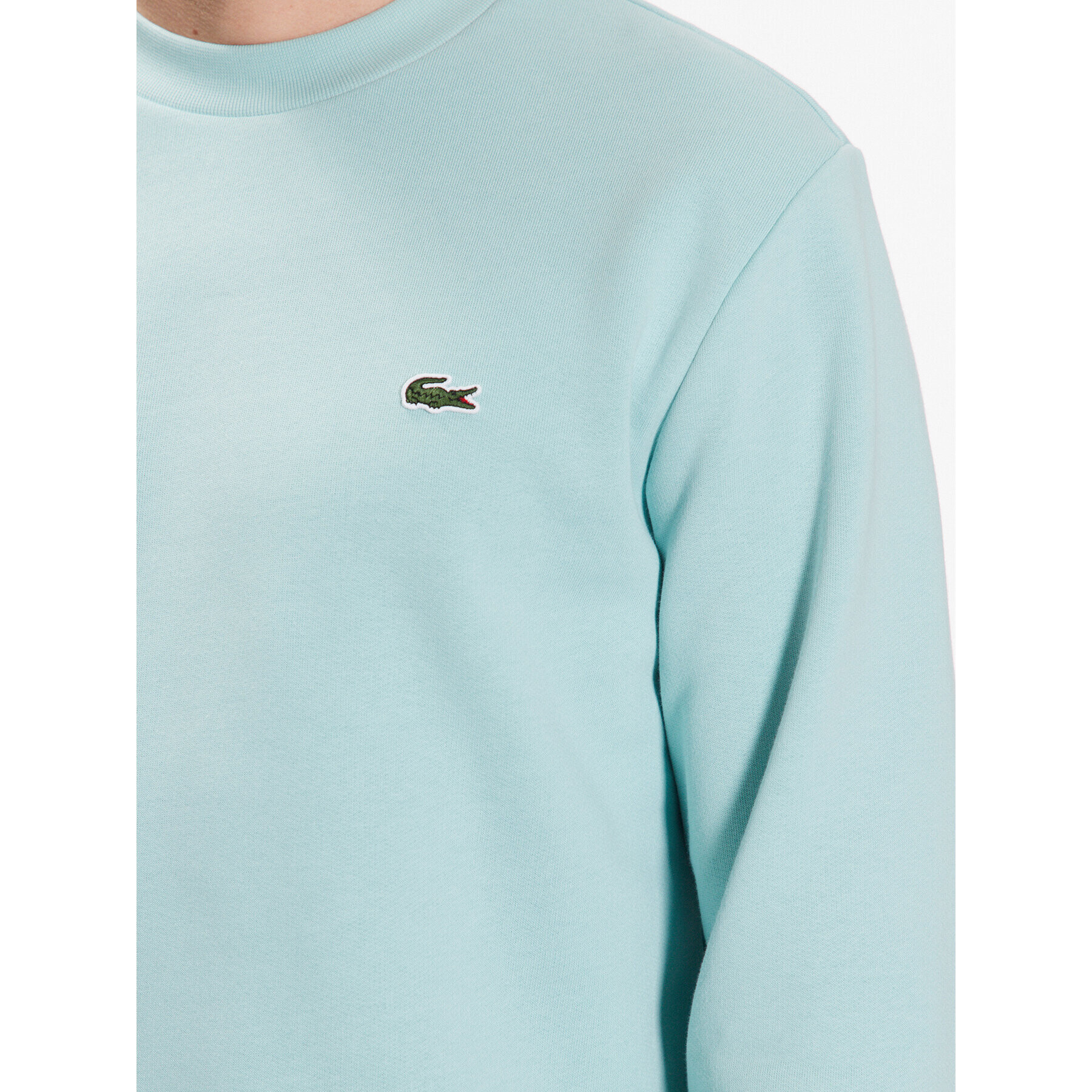 Lacoste Суитшърт SH9608 Зелен Regular Fit - Pepit.bg