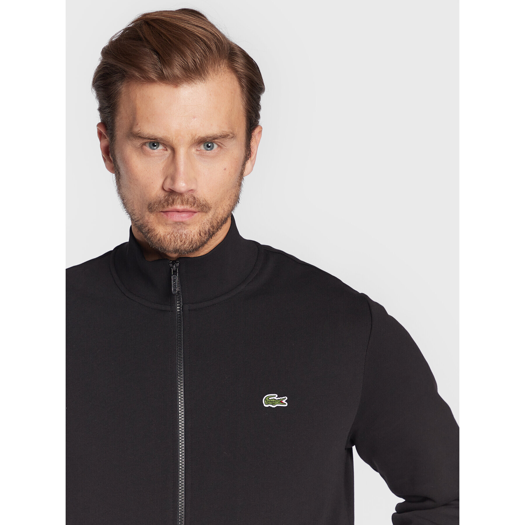 Lacoste Суитшърт SH9622 Черен Regular Fit - Pepit.bg