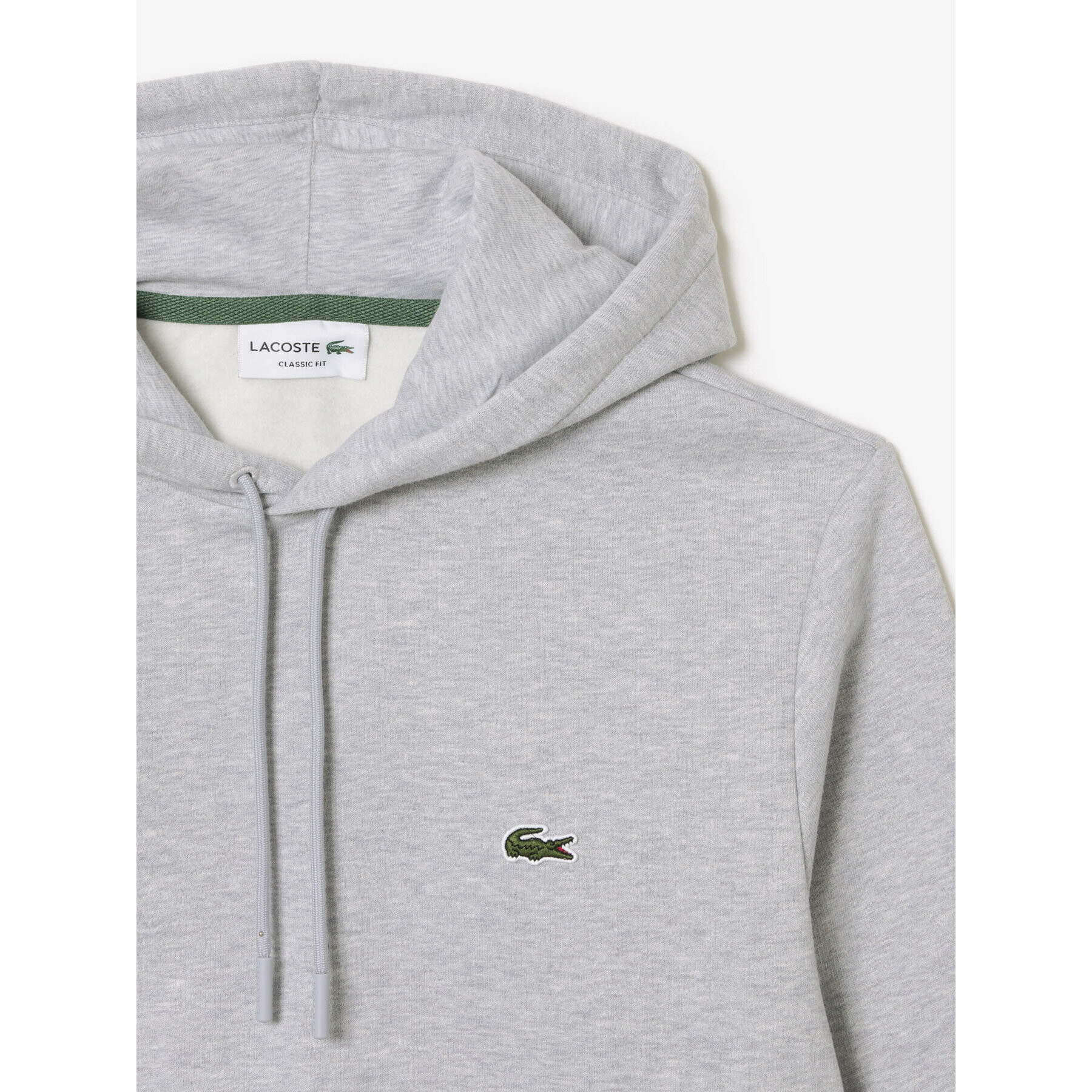 Lacoste Суитшърт SH9623 Сив Classic Fit - Pepit.bg