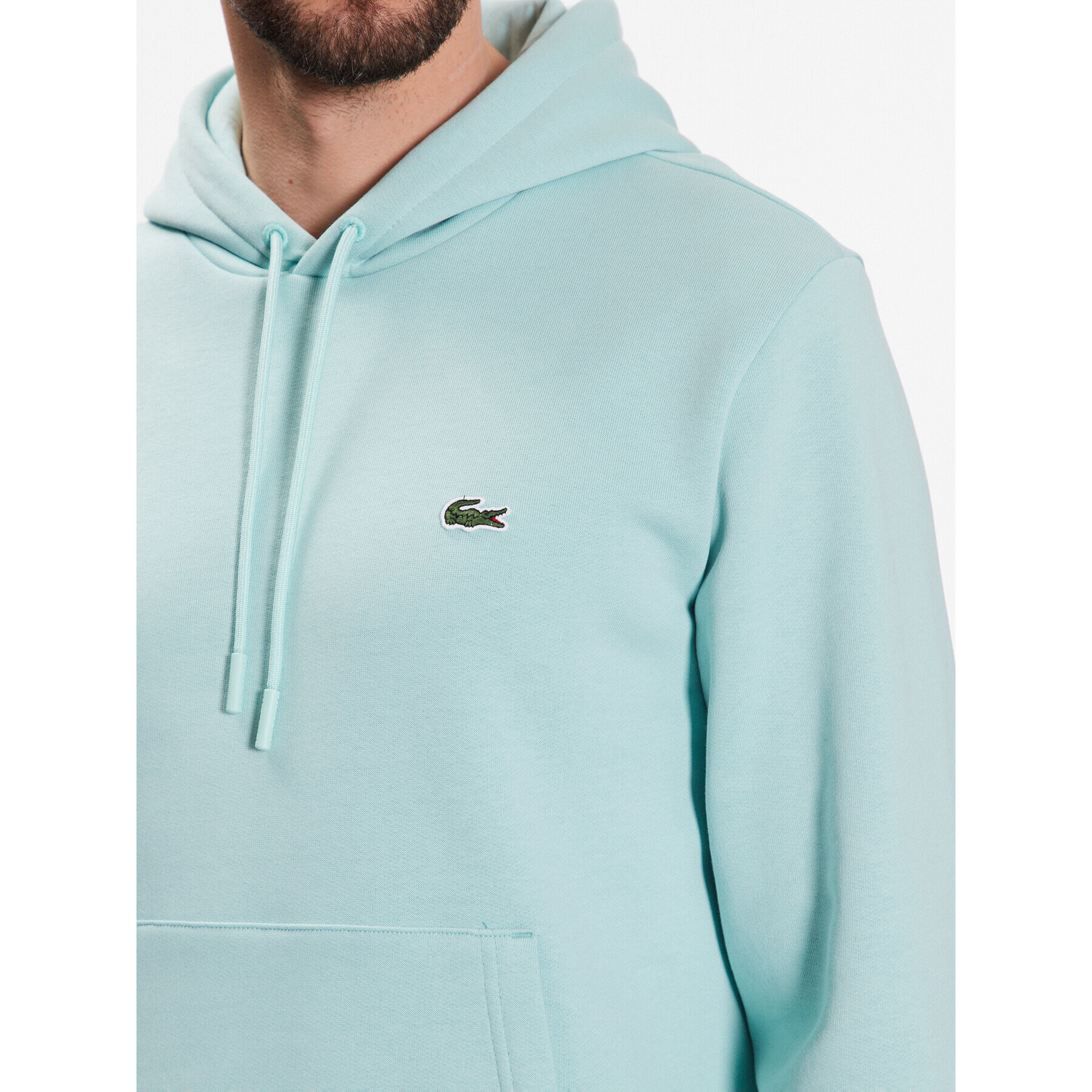 Lacoste Суитшърт SH9623 Зелен Regular Fit - Pepit.bg