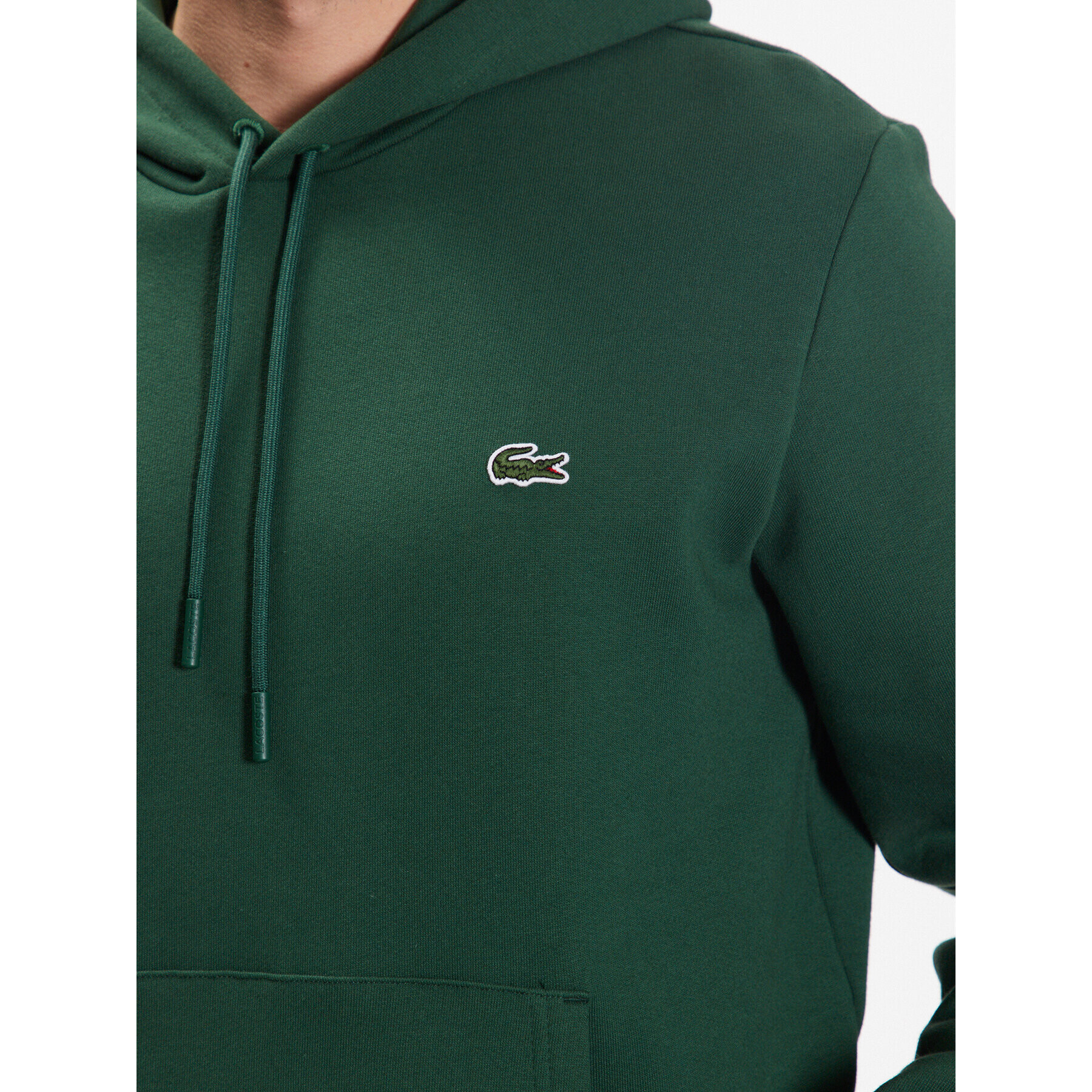 Lacoste Суитшърт SH9623 Зелен Regular Fit - Pepit.bg