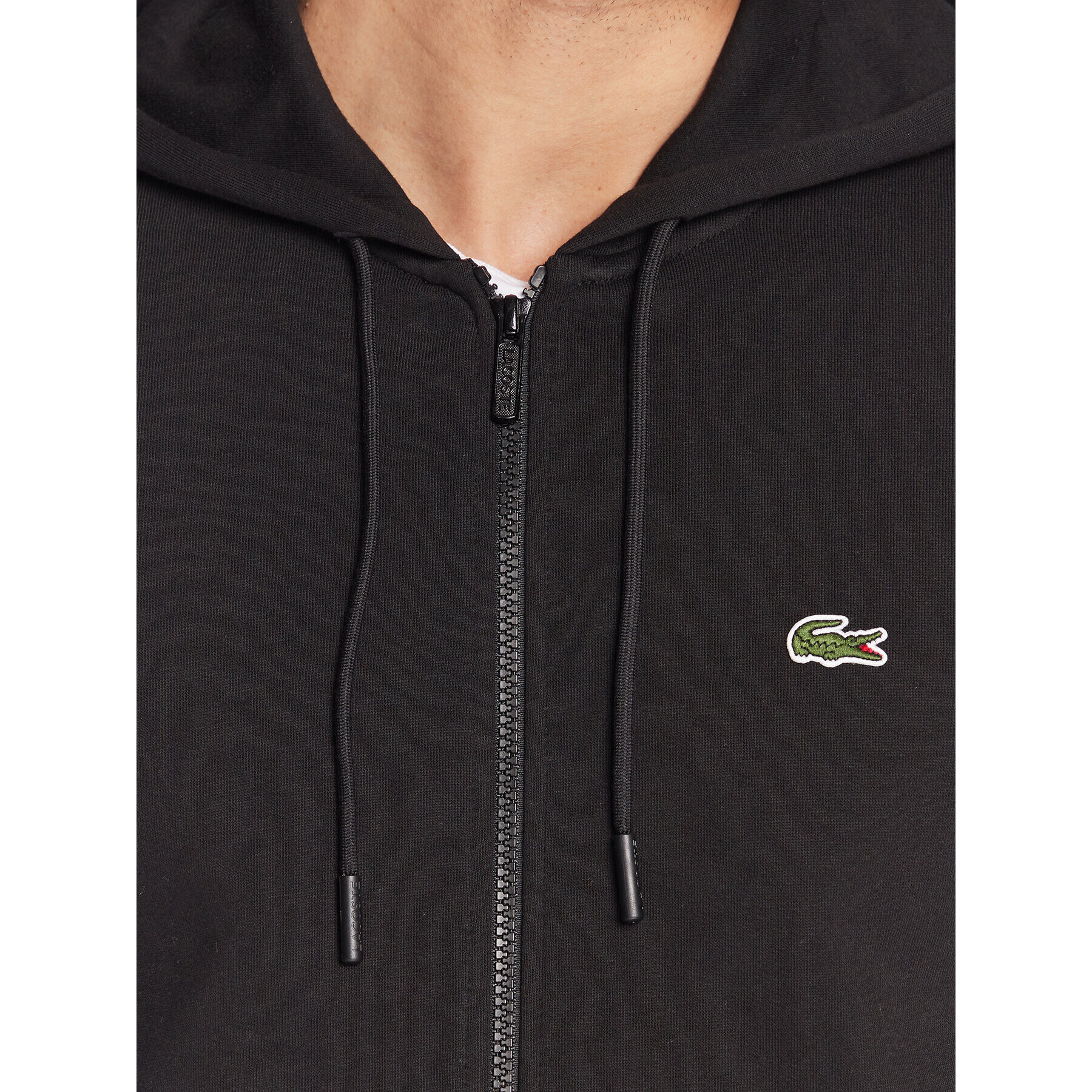 Lacoste Суитшърт SH9626 Черен Classic Fit - Pepit.bg