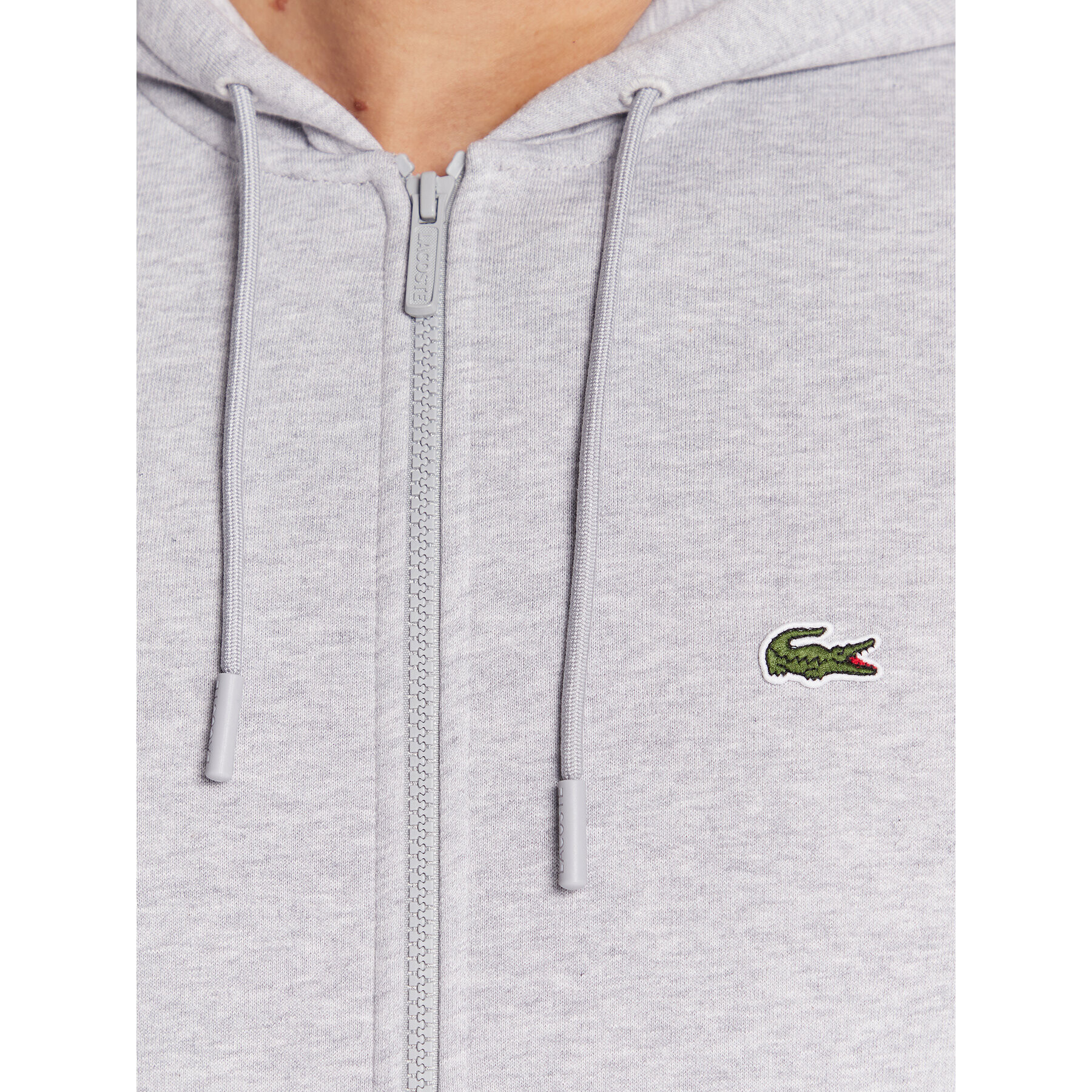 Lacoste Суитшърт SH9626 Сив Classic Fit - Pepit.bg