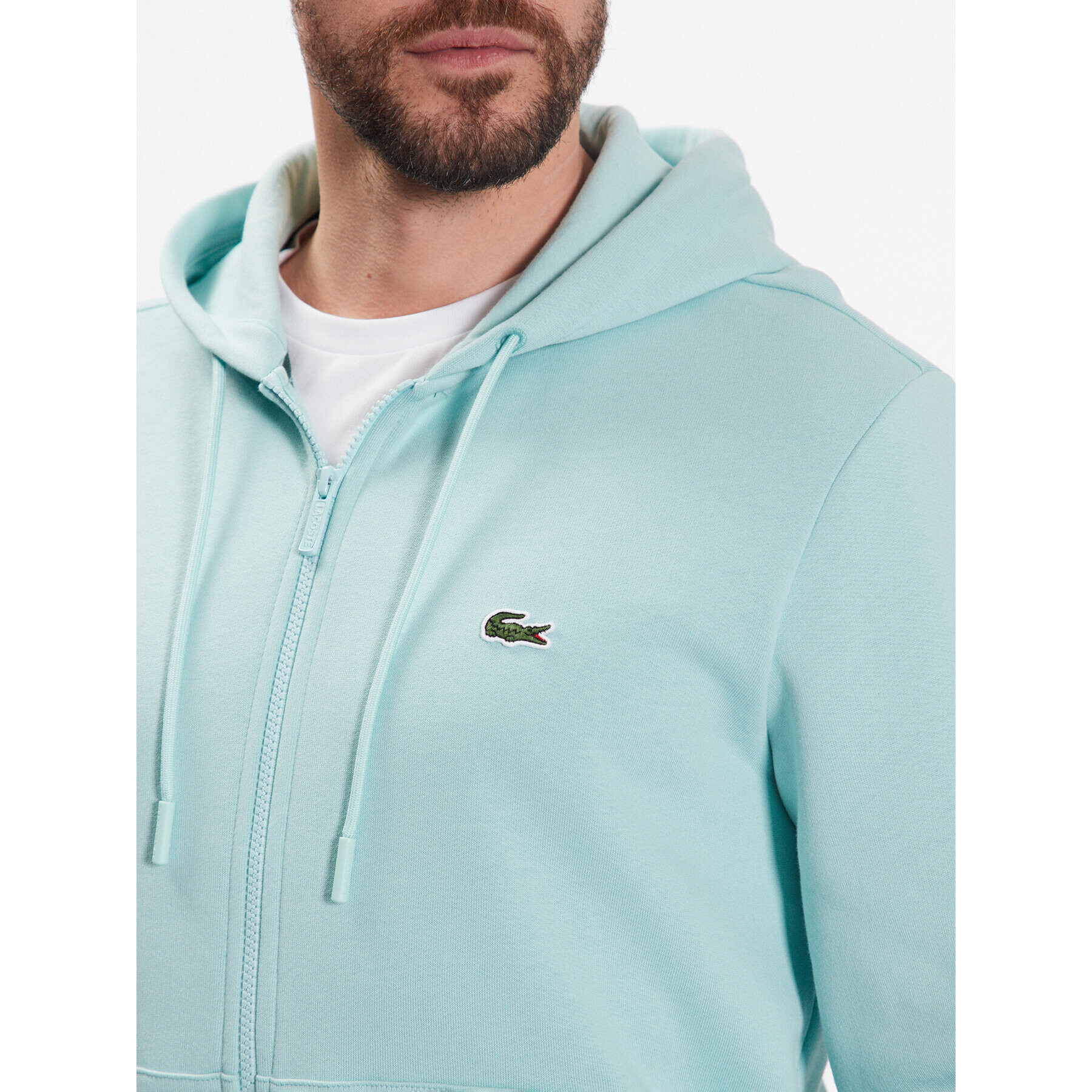 Lacoste Суитшърт SH9626 Зелен Regular Fit - Pepit.bg