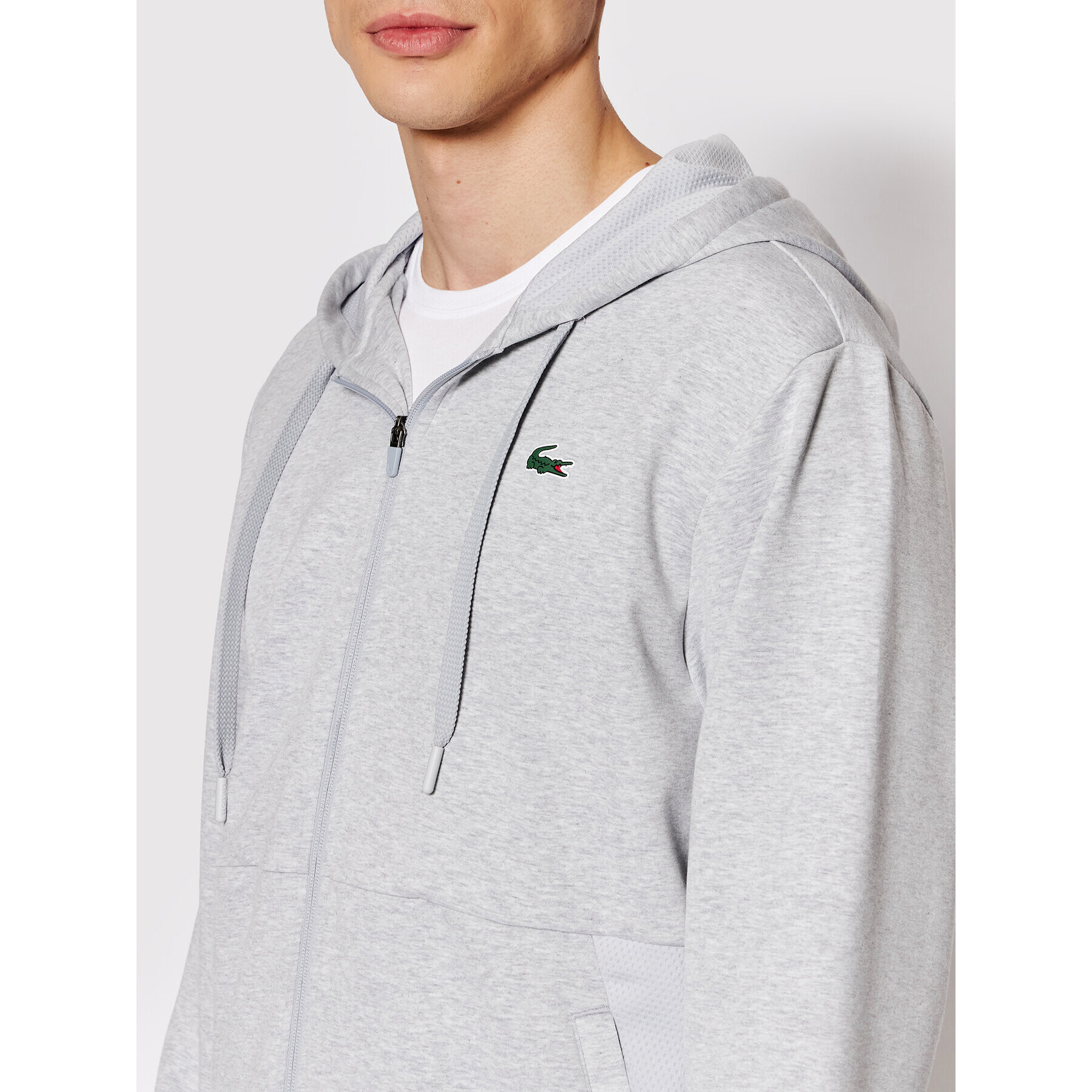 Lacoste Суитшърт SH9676 Сив Regular Fit - Pepit.bg