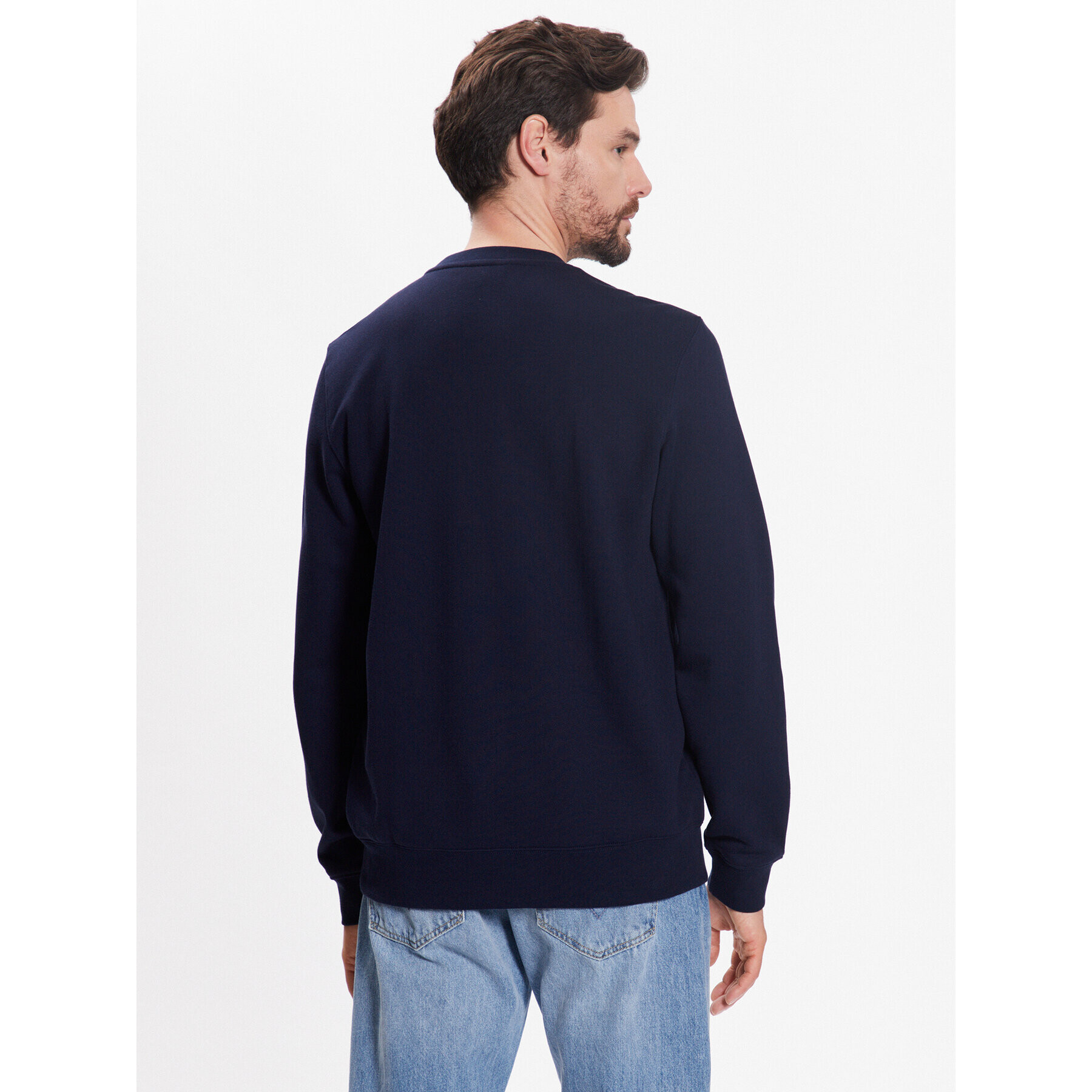 Lacoste Суитшърт SH9689 Тъмносин Regular Fit - Pepit.bg