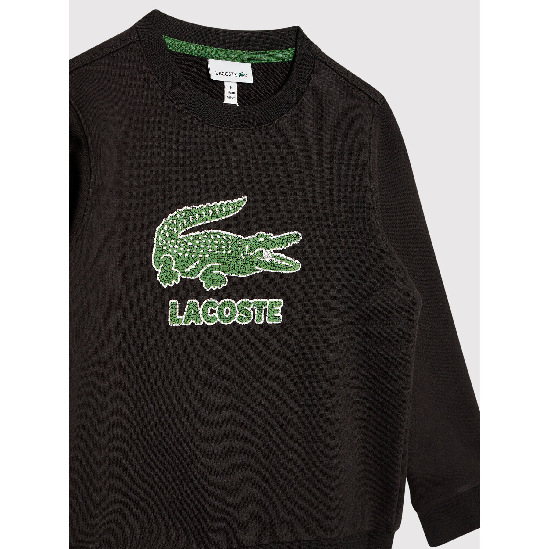 Lacoste Суитшърт SJ1964 Черен Regular Fit - Pepit.bg