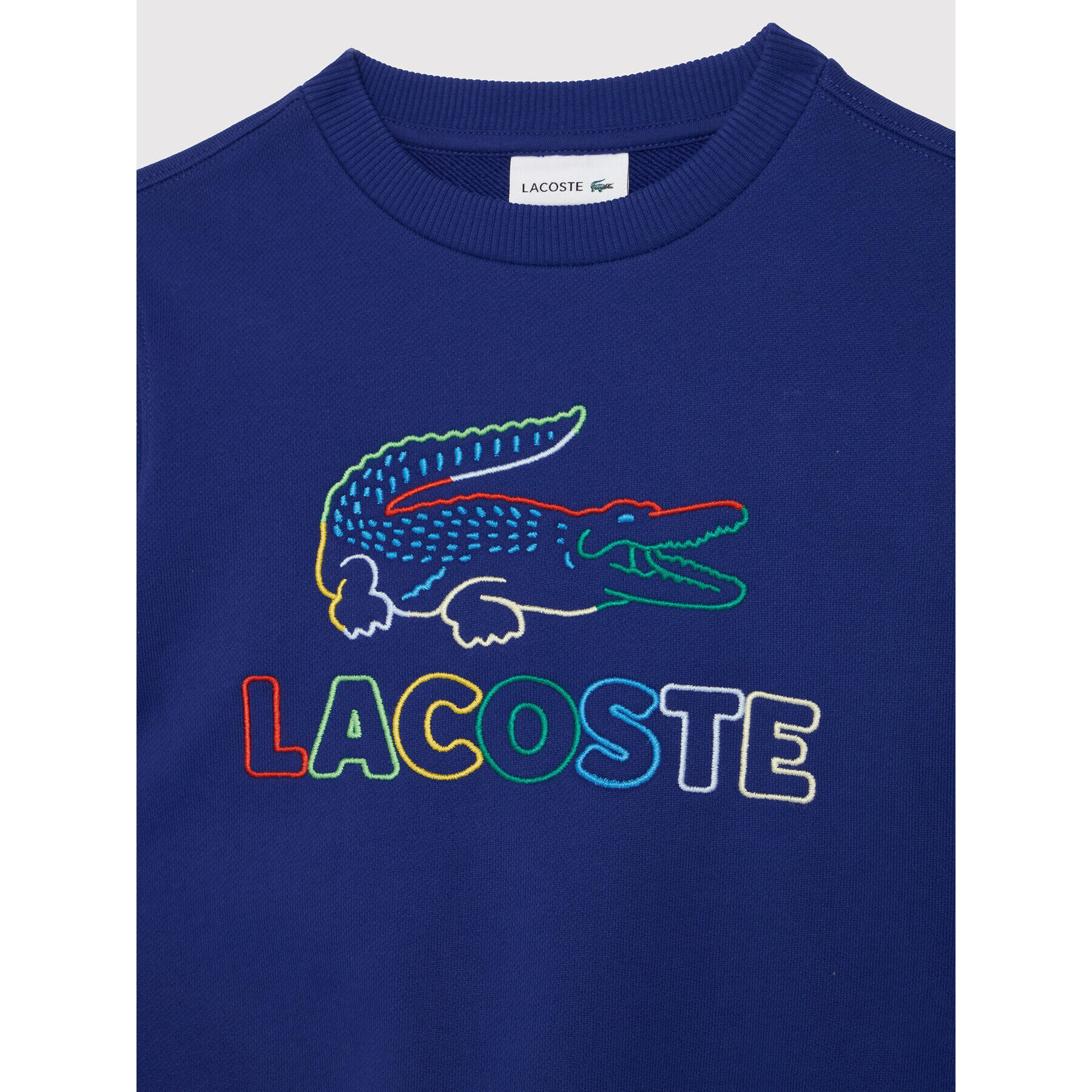 Lacoste Суитшърт SJ2583 Тъмносин Regular Fit - Pepit.bg