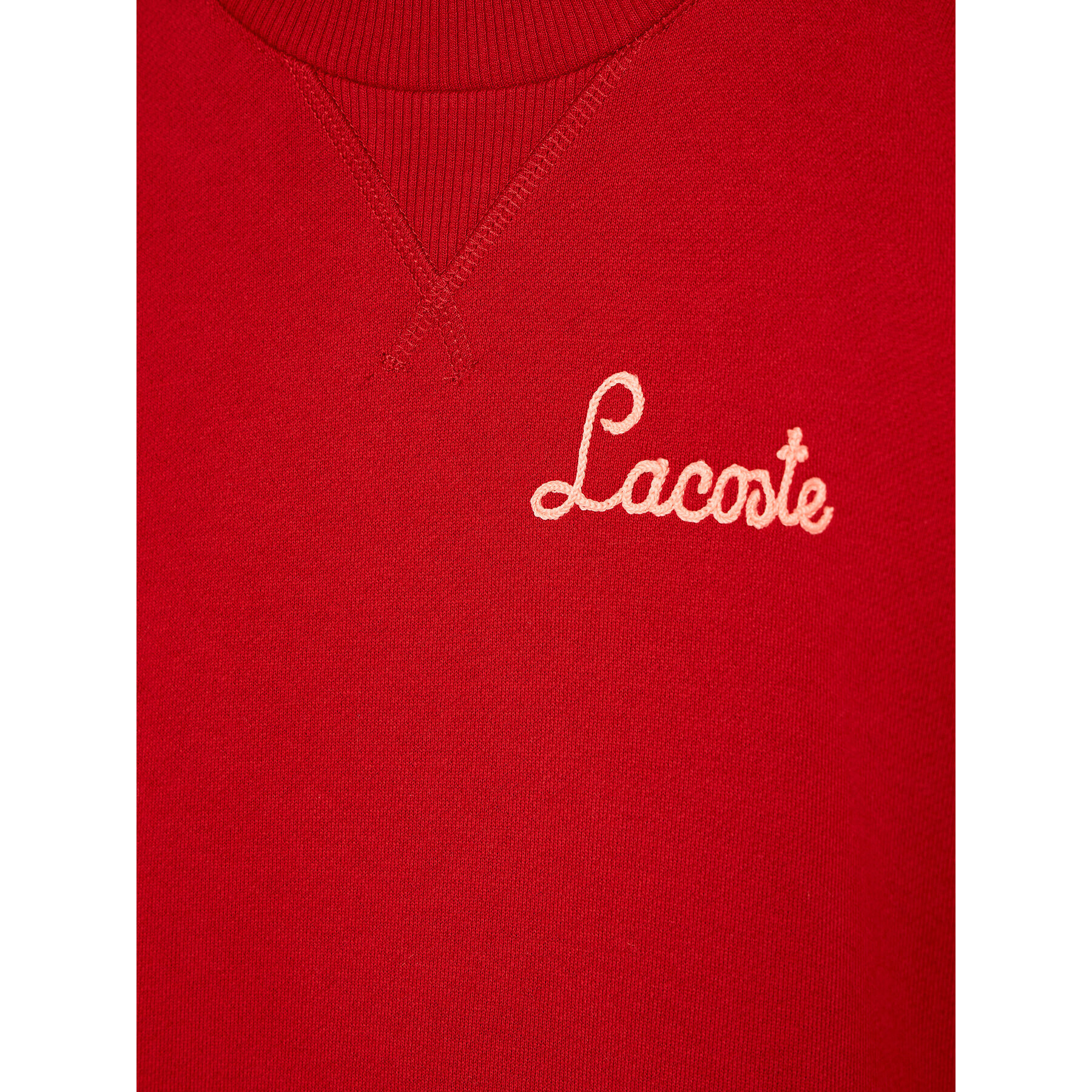 Lacoste Суитшърт SJ6840 Червен Regular Fit - Pepit.bg