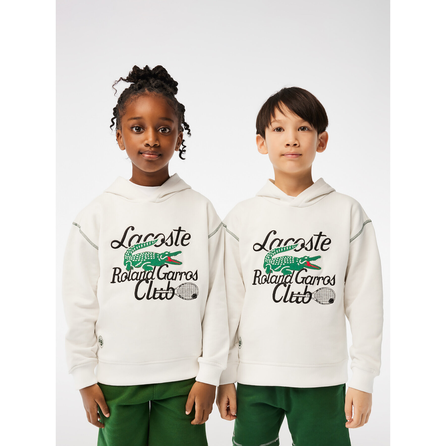 Lacoste Суитшърт SJ7489 Екрю Regular Fit - Pepit.bg