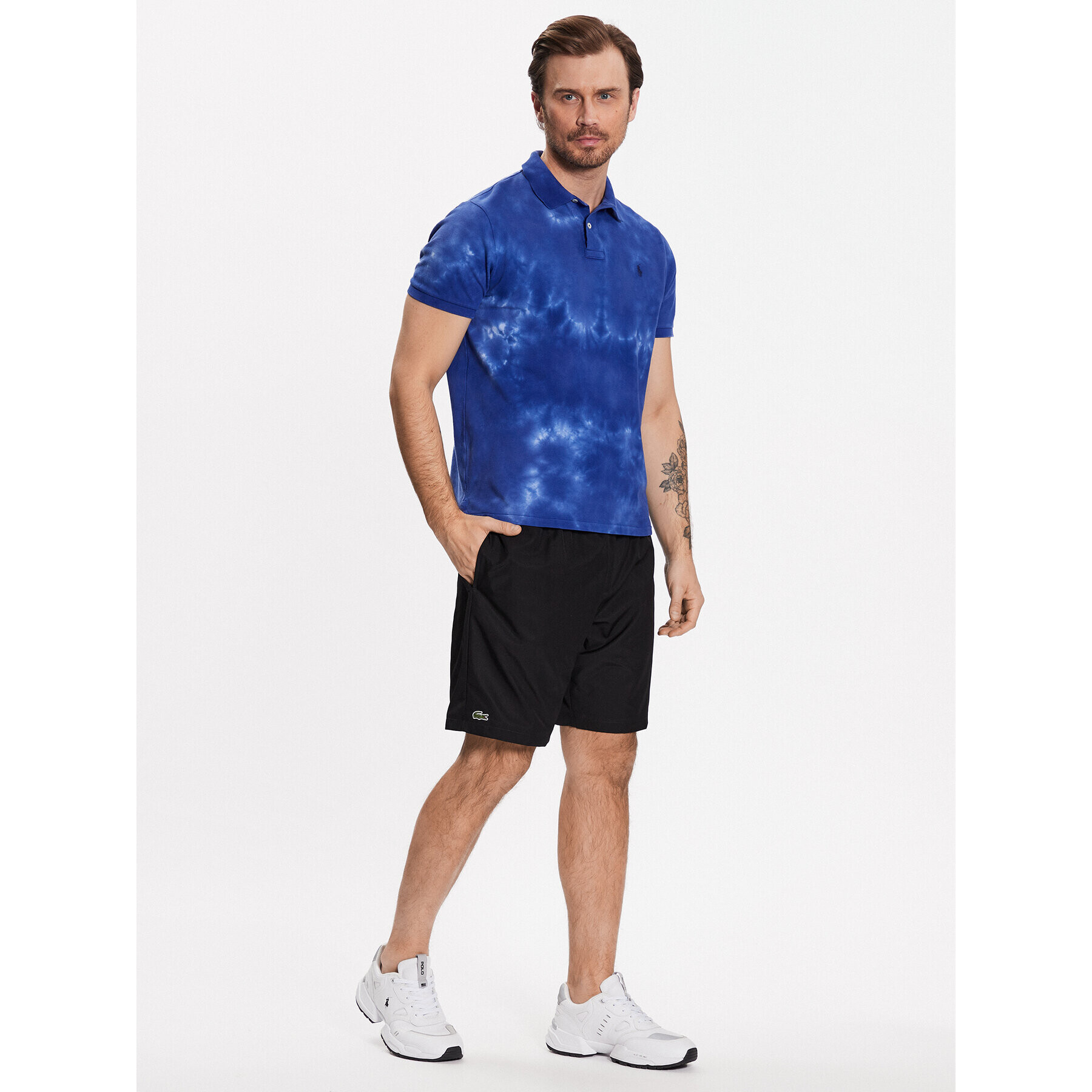 Lacoste Тенис шорти GH353T Черен Regular Fit - Pepit.bg