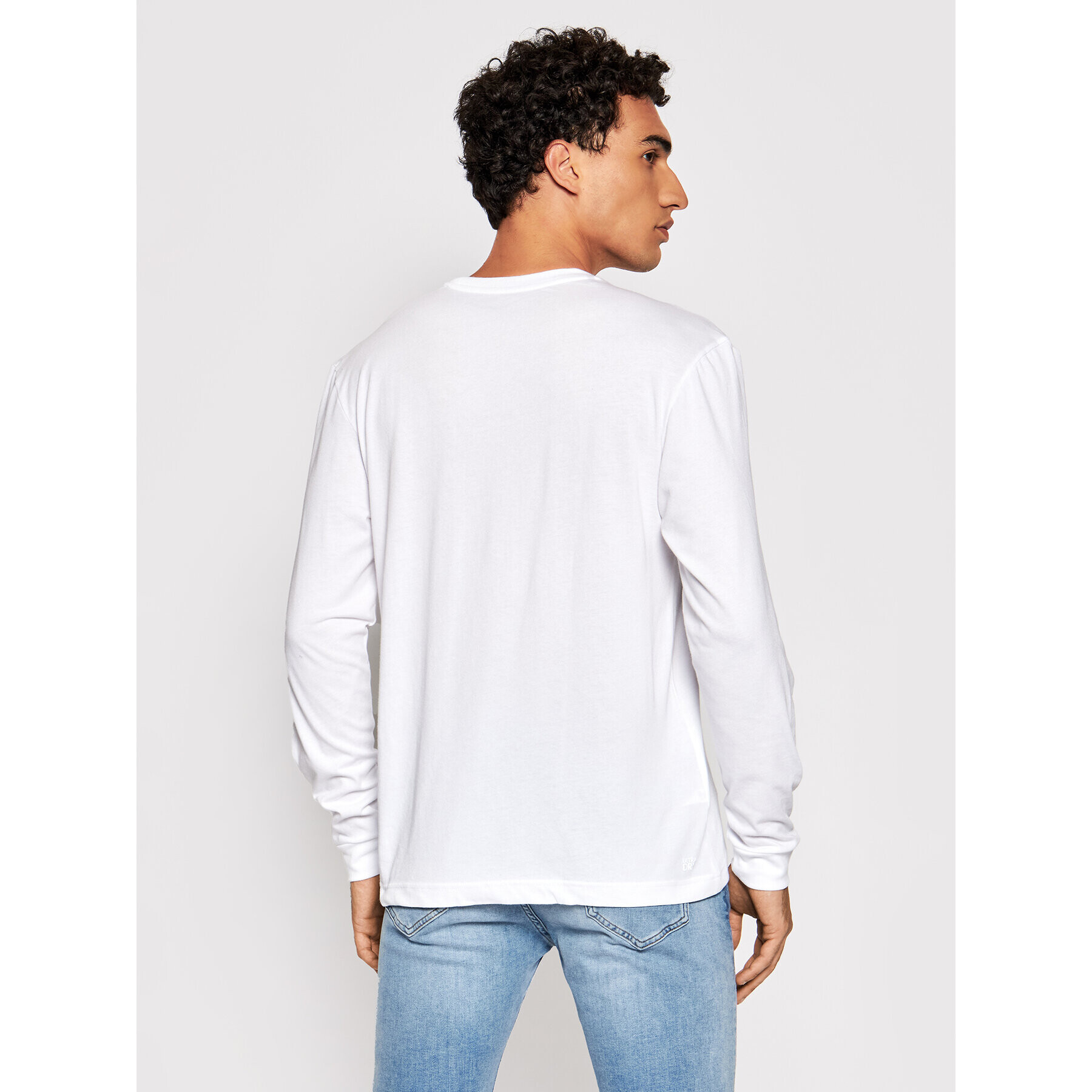 Lacoste Тениска с дълъг ръкав TH0123 Бял Classic Fit - Pepit.bg