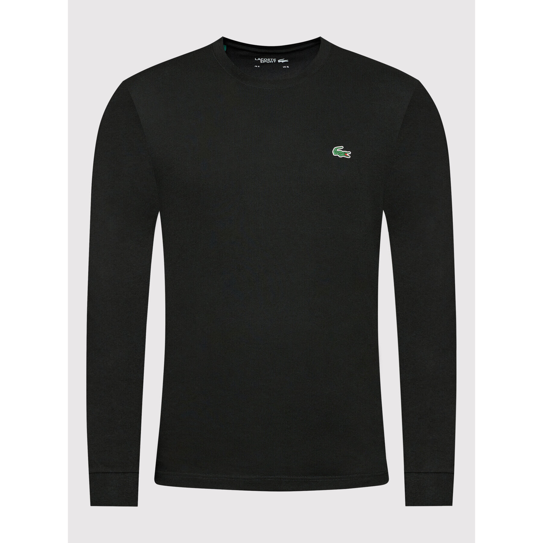 Lacoste Тениска с дълъг ръкав TH0123 Черен Classic Fit - Pepit.bg