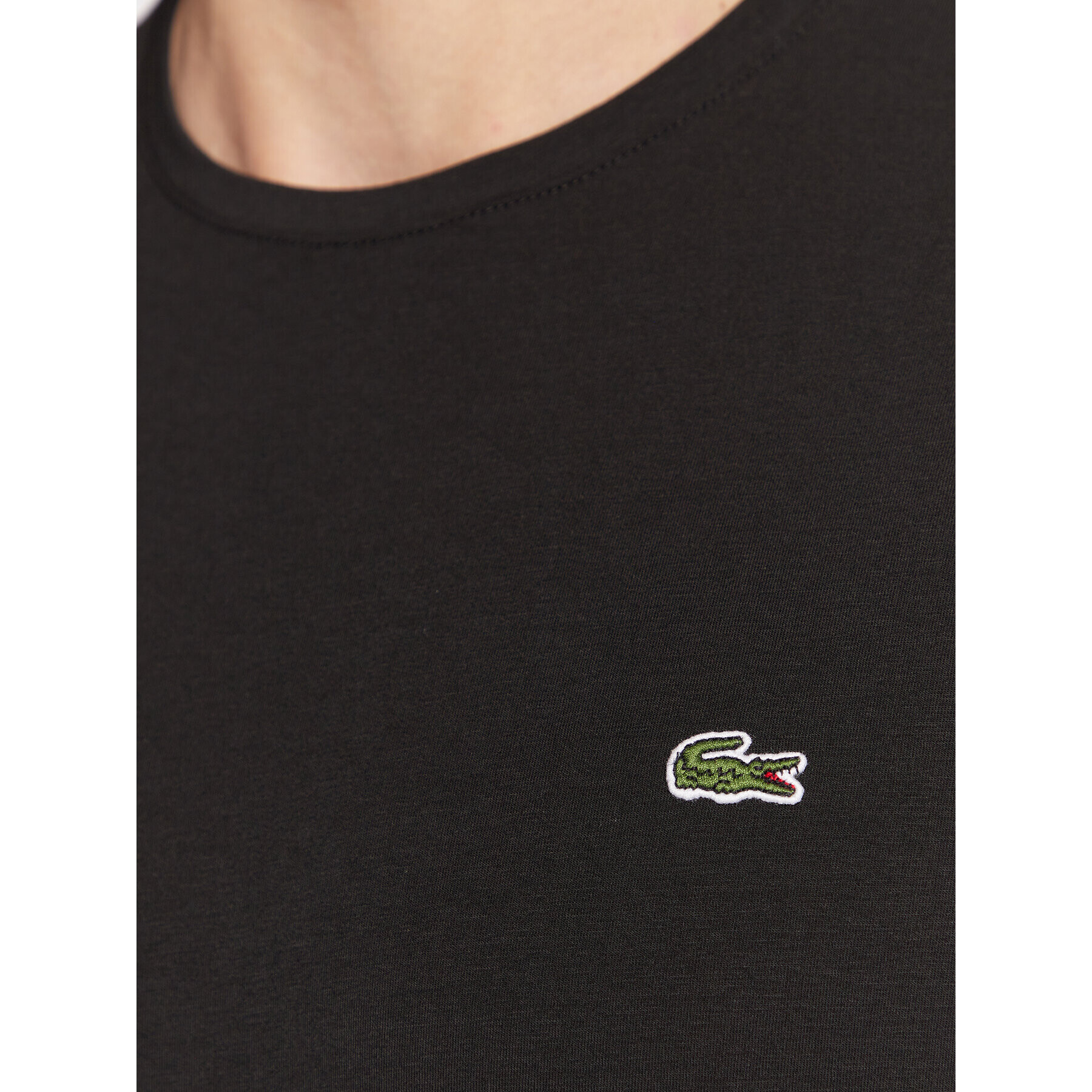 Lacoste Тениска с дълъг ръкав TH0990 Черен Regular Fit - Pepit.bg