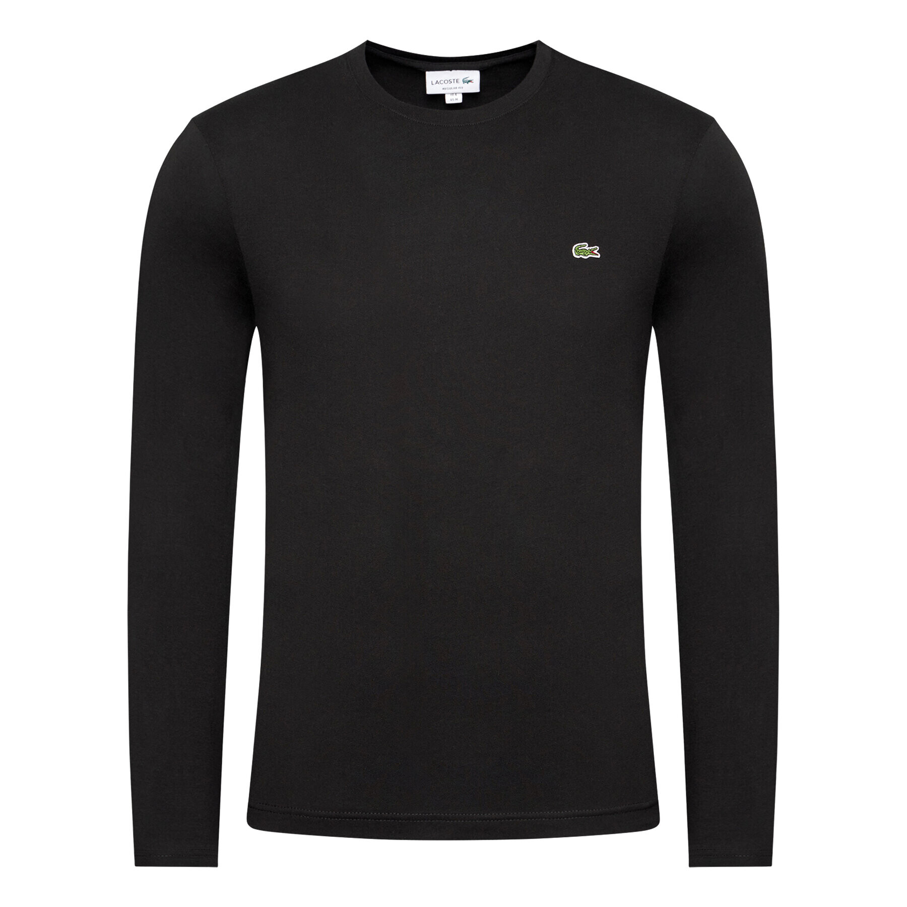 Lacoste Тениска с дълъг ръкав TH2040 Черен Regular Fit - Pepit.bg