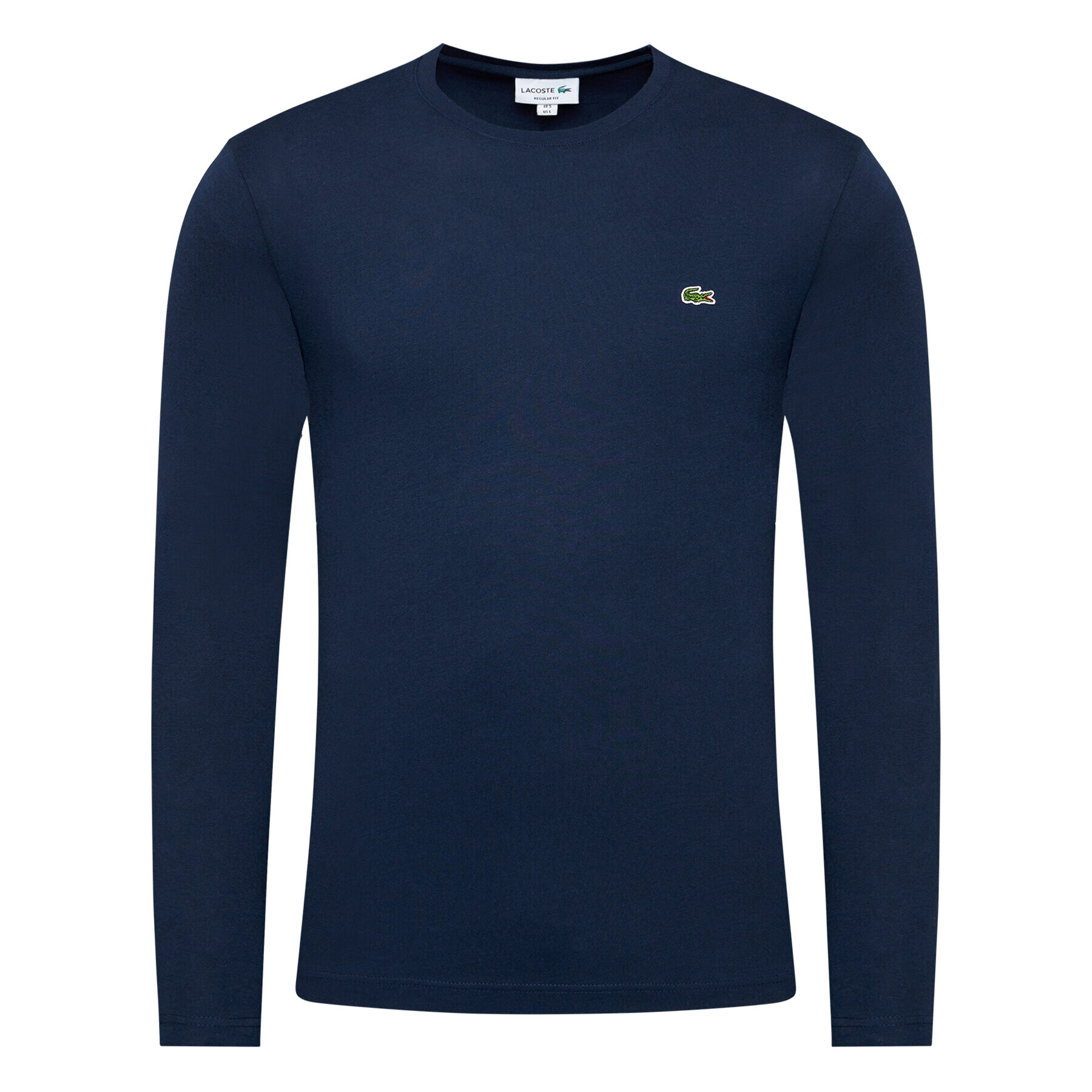 Lacoste Тениска с дълъг ръкав TH2040 Тъмносин Regular Fit - Pepit.bg