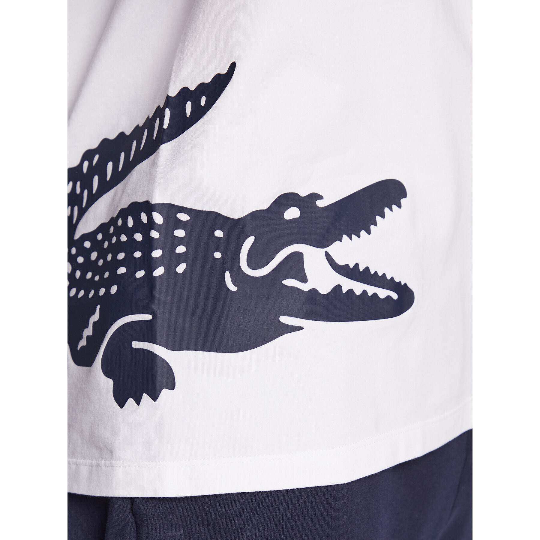 Lacoste Тениска с дълъг ръкав TH9961 Бял Regular Fit - Pepit.bg