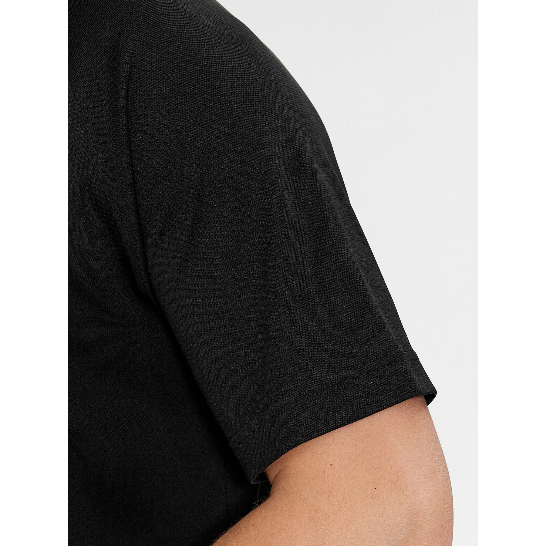 Lacoste Тениска с яка и копчета DH3201 Черен Regular Fit - Pepit.bg