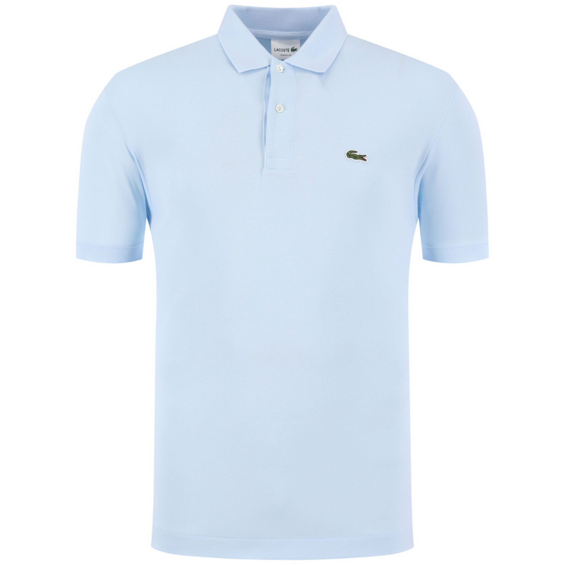 Lacoste Тениска с яка и копчета L1212 Син Classic Fit - Pepit.bg