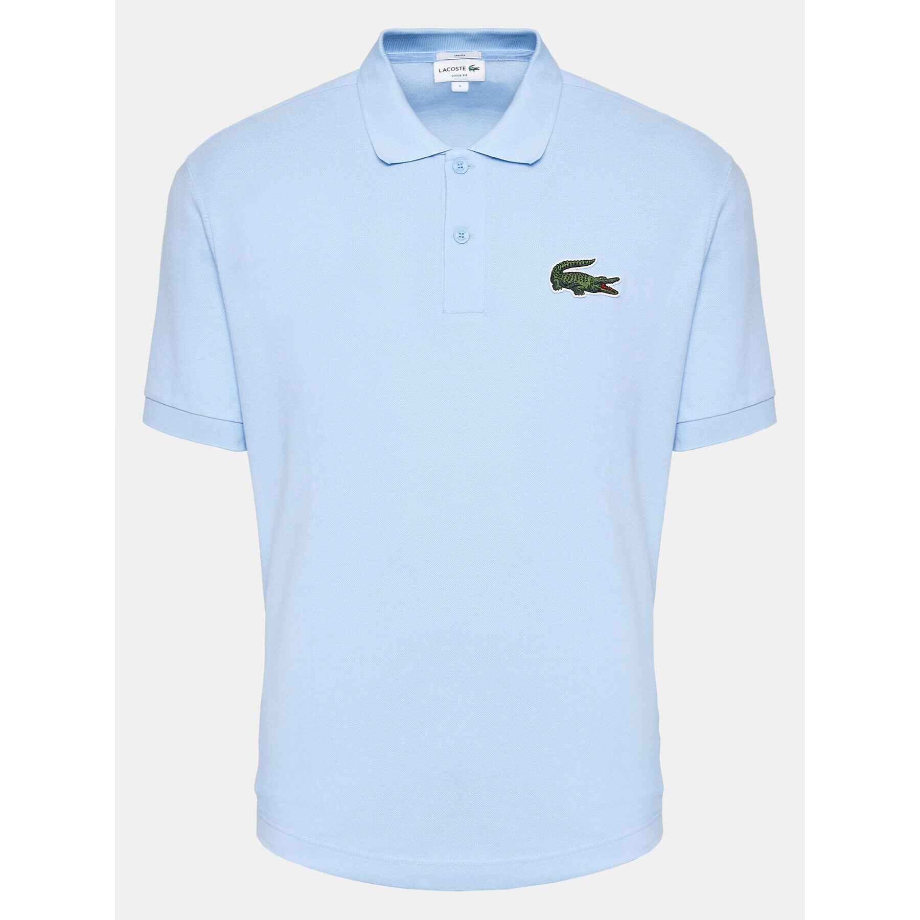 Lacoste Тениска с яка и копчета PH3922 Син Regular Fit - Pepit.bg