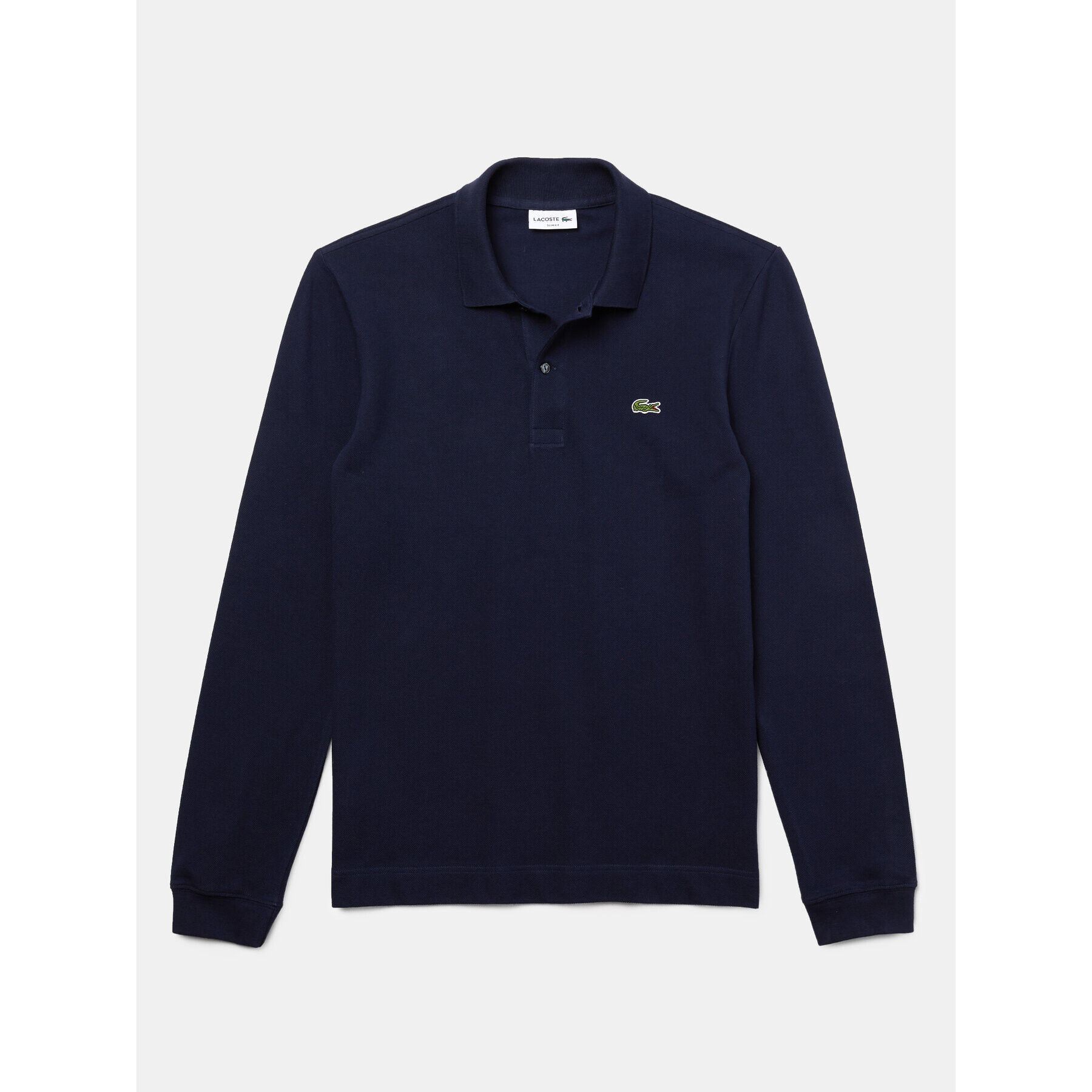 Lacoste Тениска с яка и копчета PH4013 Тъмносин Regular Fit - Pepit.bg