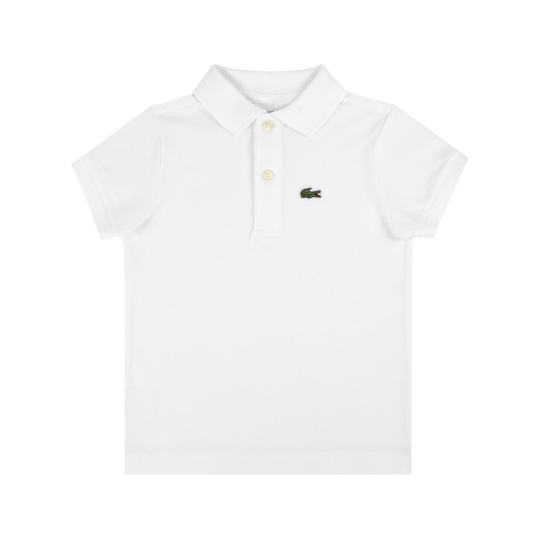 Lacoste Тениска с яка и копчета PJ2909 Бял Regular Fit - Pepit.bg