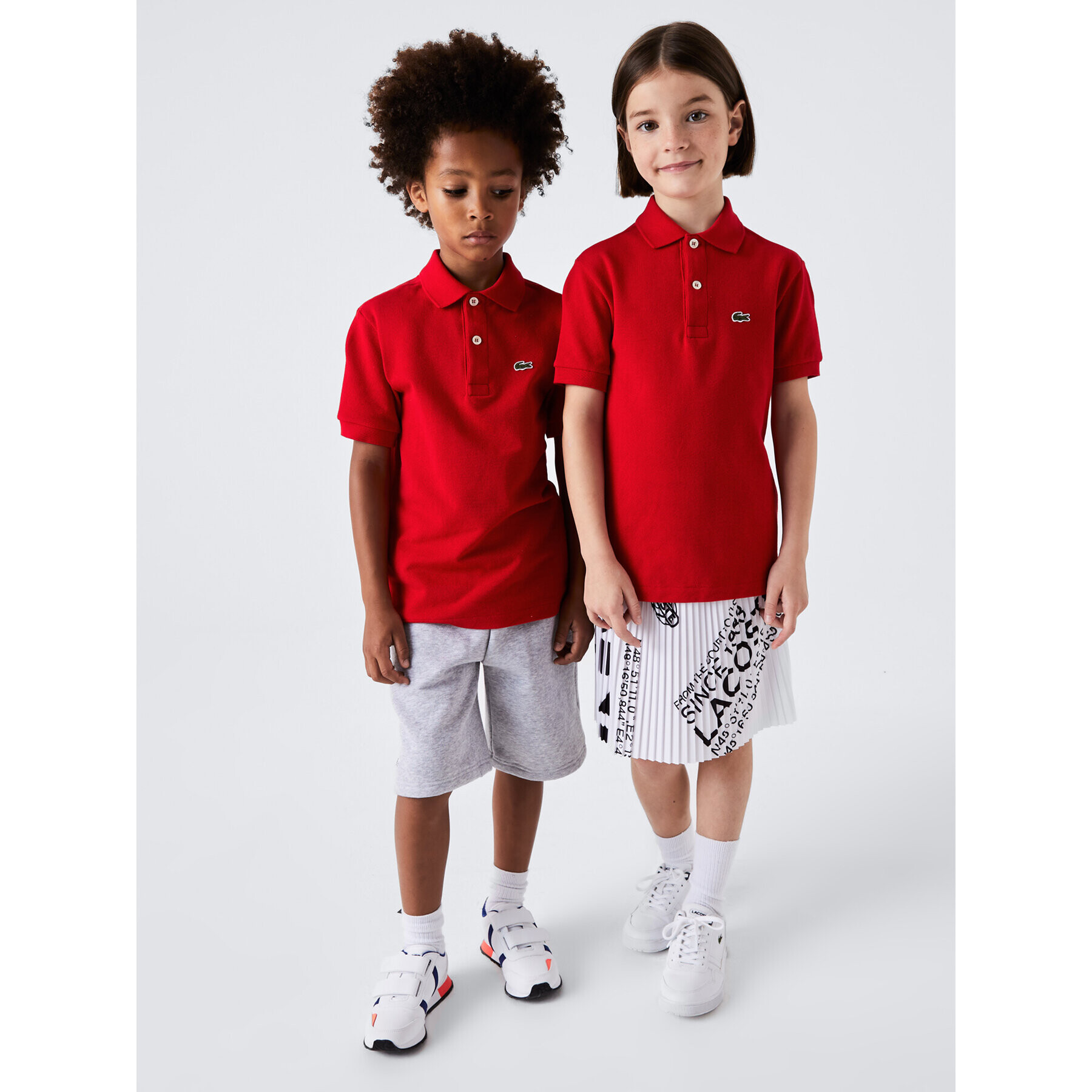 Lacoste Тениска с яка и копчета PJ2909 Червен Regular Fit - Pepit.bg