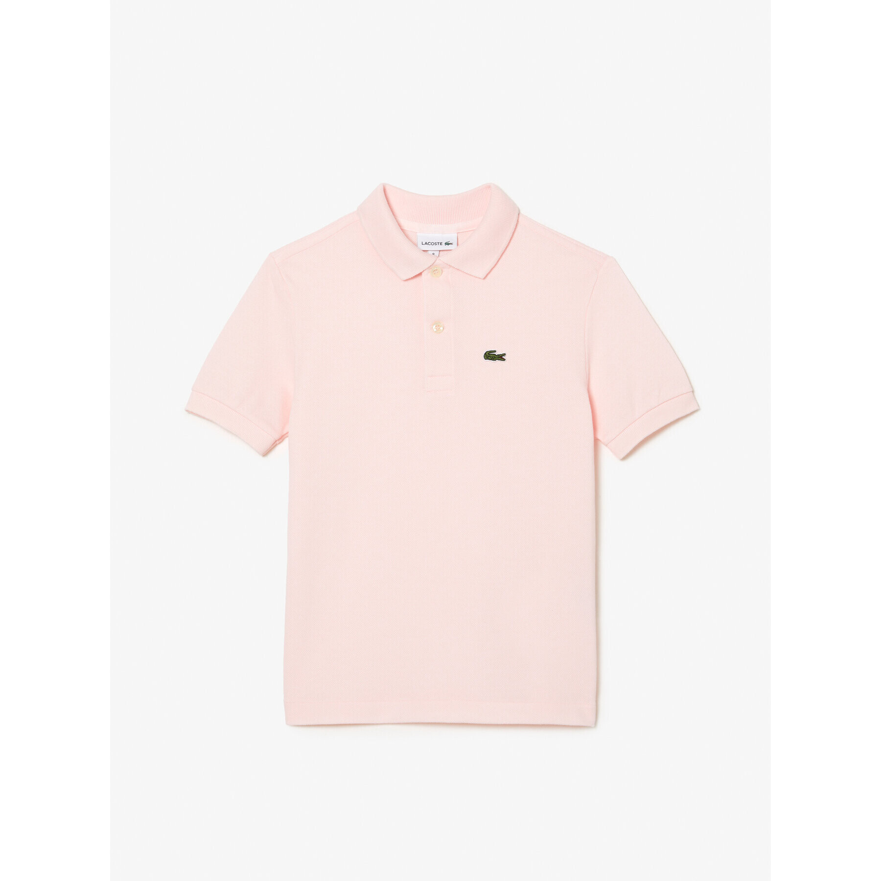 Lacoste Тениска с яка и копчета PJ2909 Розов Regular Fit - Pepit.bg