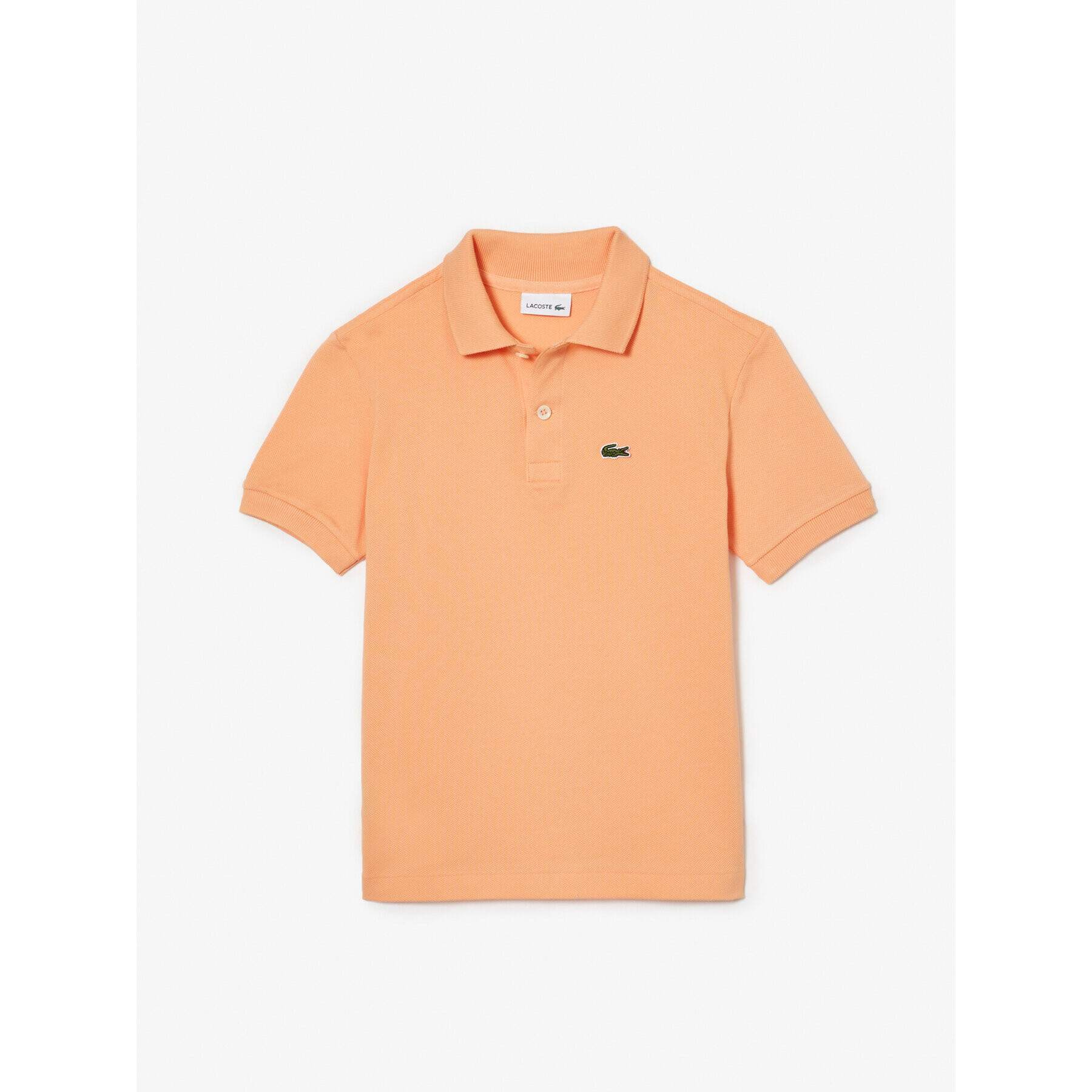 Lacoste Тениска с яка и копчета PJ2909 Розов Regular Fit - Pepit.bg