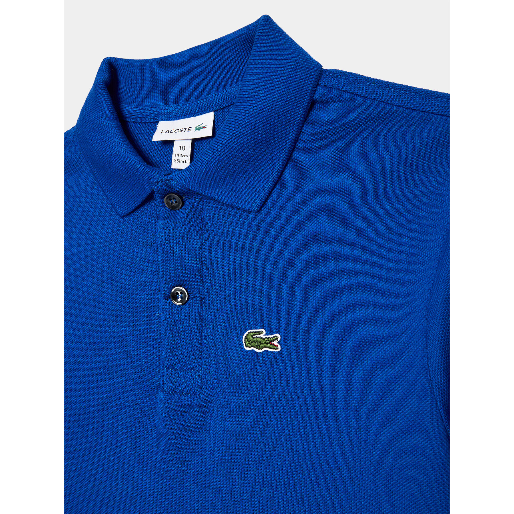 Lacoste Тениска с яка и копчета PJ2909 Син Regular Fit - Pepit.bg