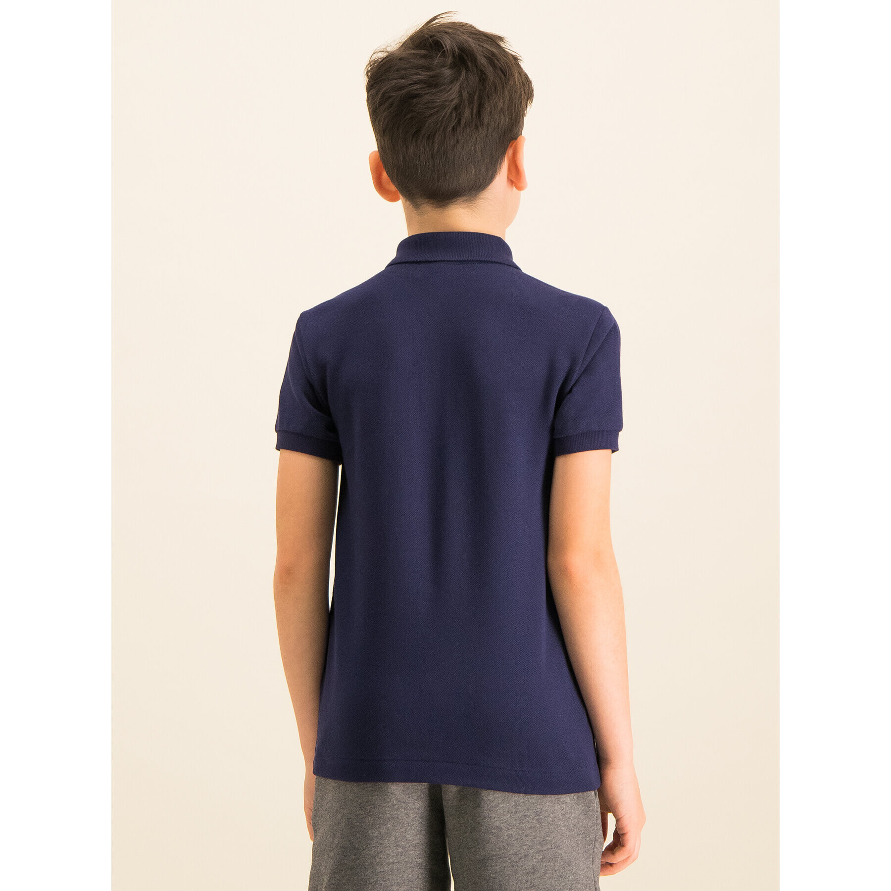 Lacoste Тениска с яка и копчета PJ2909 Тъмносин Regular Fit - Pepit.bg