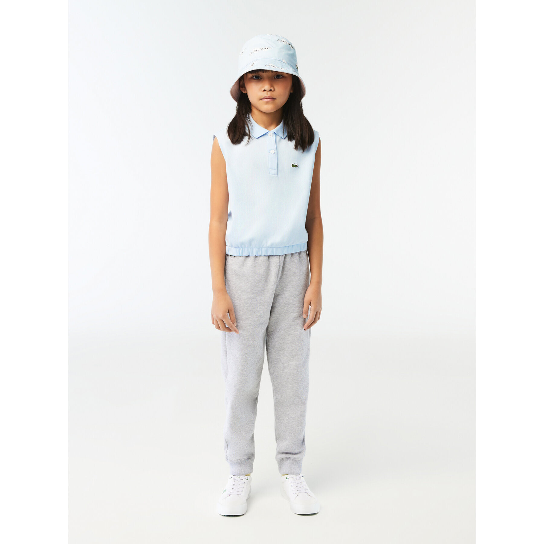 Lacoste Тениска с яка и копчета PJ5262 Син Regular Fit - Pepit.bg