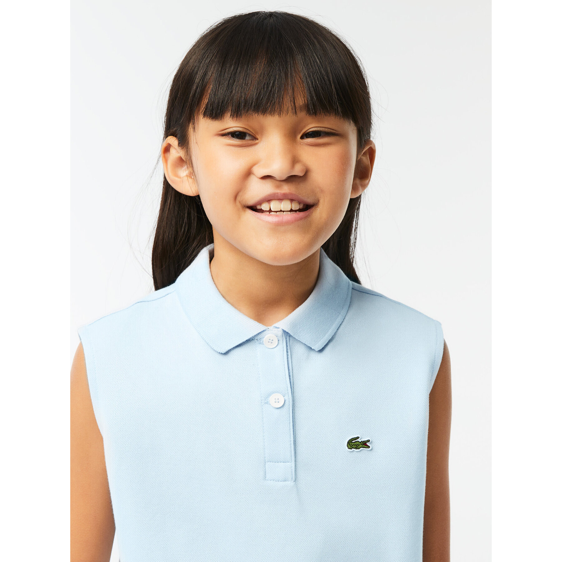 Lacoste Тениска с яка и копчета PJ5262 Син Regular Fit - Pepit.bg