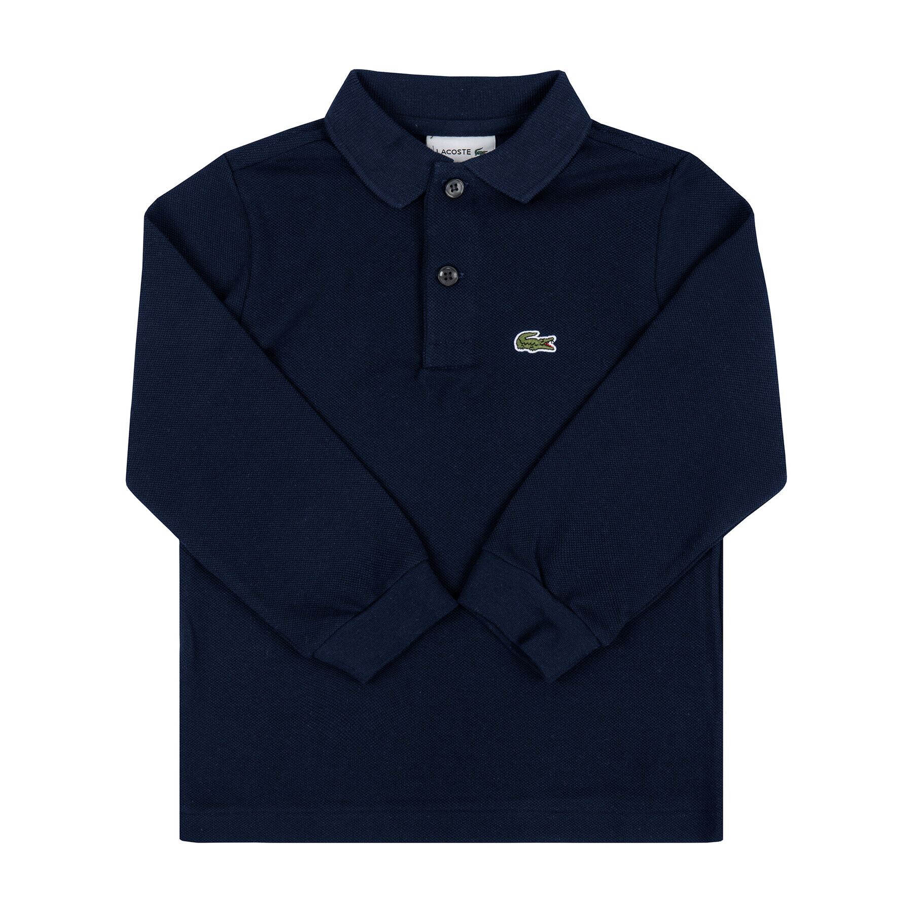 Lacoste Тениска с яка и копчета PJ8915 Тъмносин Regular Fit - Pepit.bg