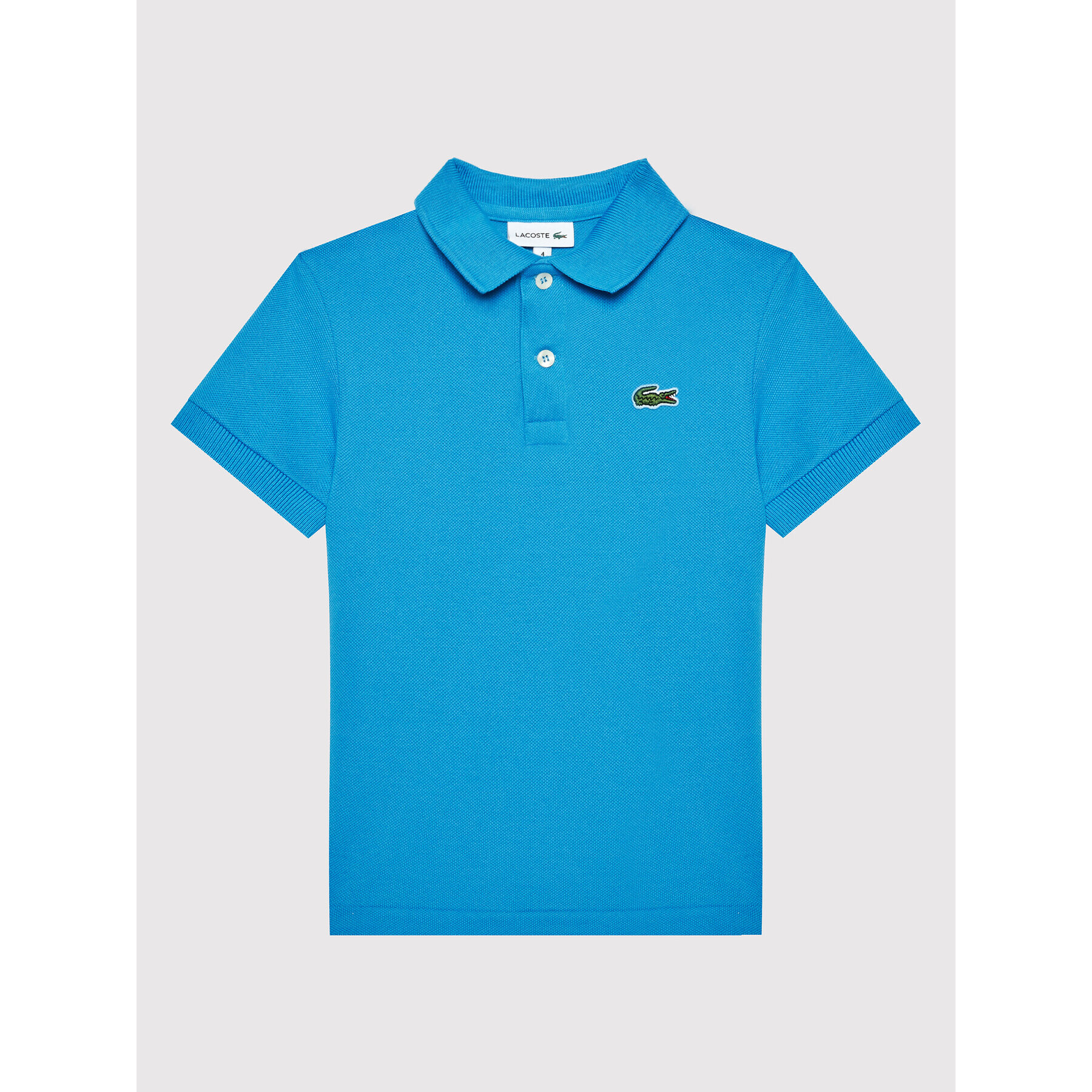 Lacoste Тениска с яка и копчета PJ2909 Син Regular Fit - Pepit.bg