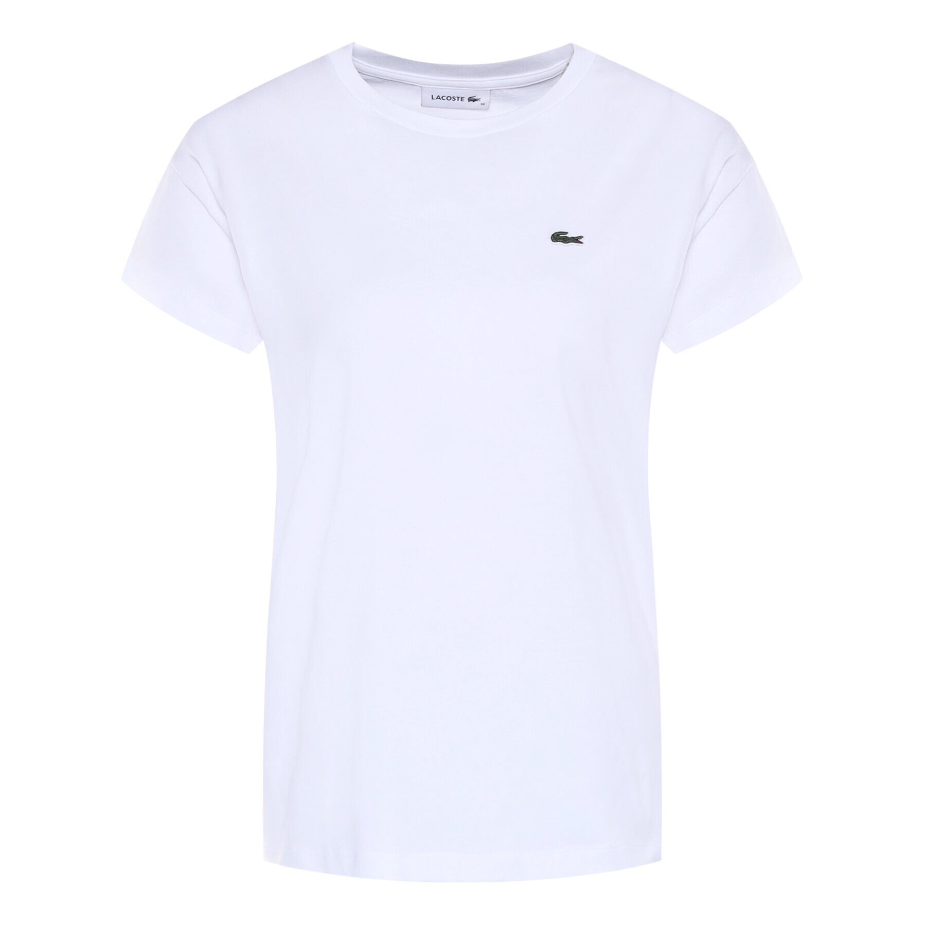 Lacoste Тишърт TF5441 Бял Boy Fit - Pepit.bg