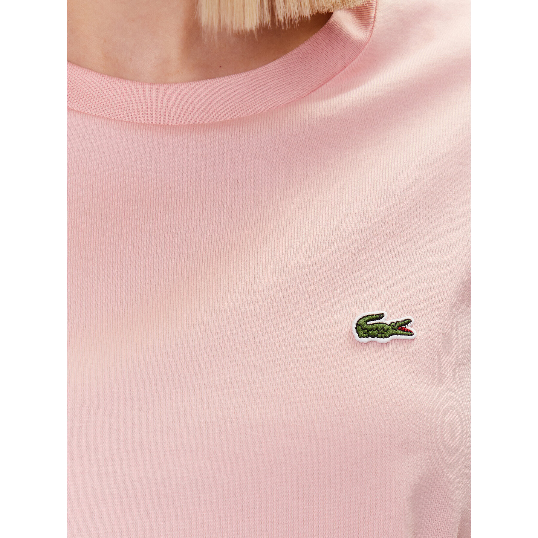 Lacoste Тишърт TF5441 Розов Regular Fit - Pepit.bg