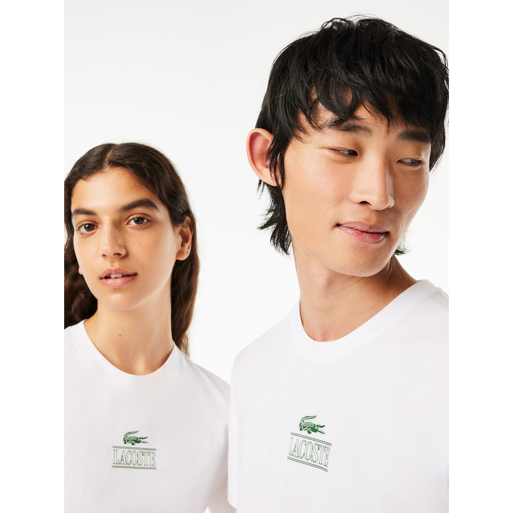 Lacoste Тишърт TH1147 Бял Regular Fit - Pepit.bg