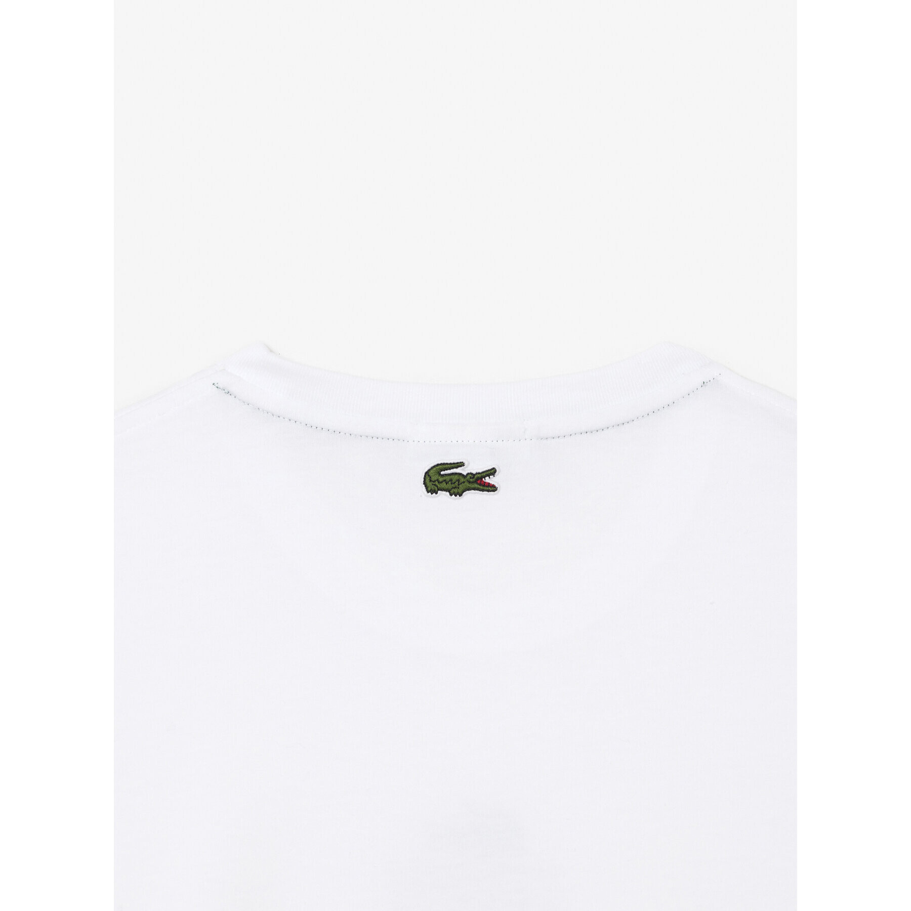 Lacoste Тишърт TH1147 Бял Regular Fit - Pepit.bg