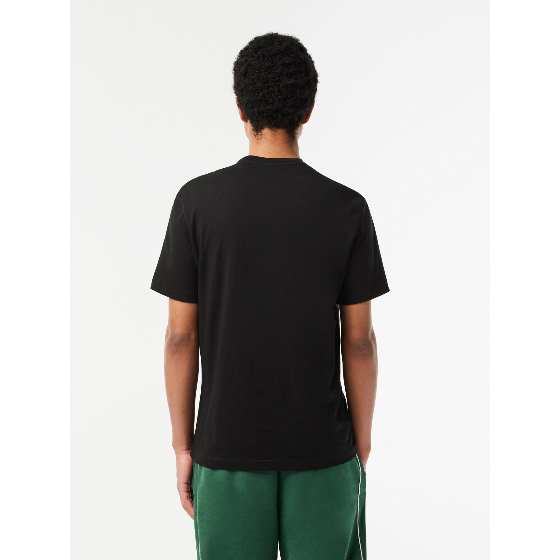 Lacoste Тишърт TH1285 Черен Regular Fit - Pepit.bg