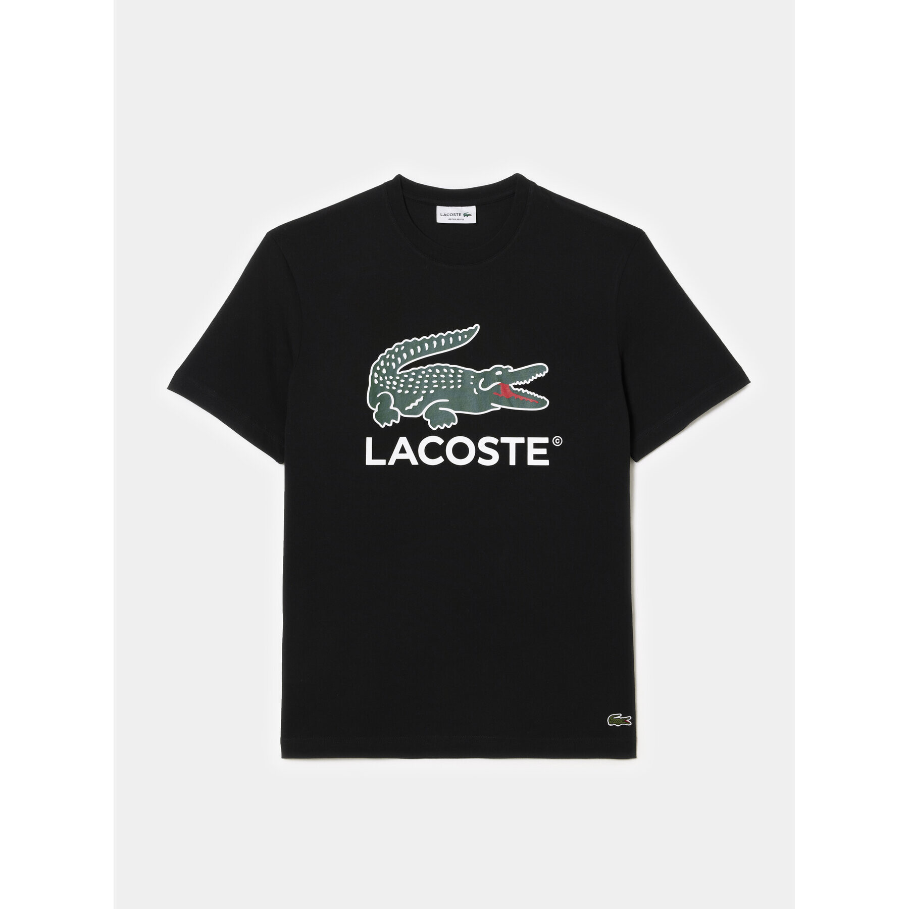 Lacoste Тишърт TH1285 Черен Regular Fit - Pepit.bg