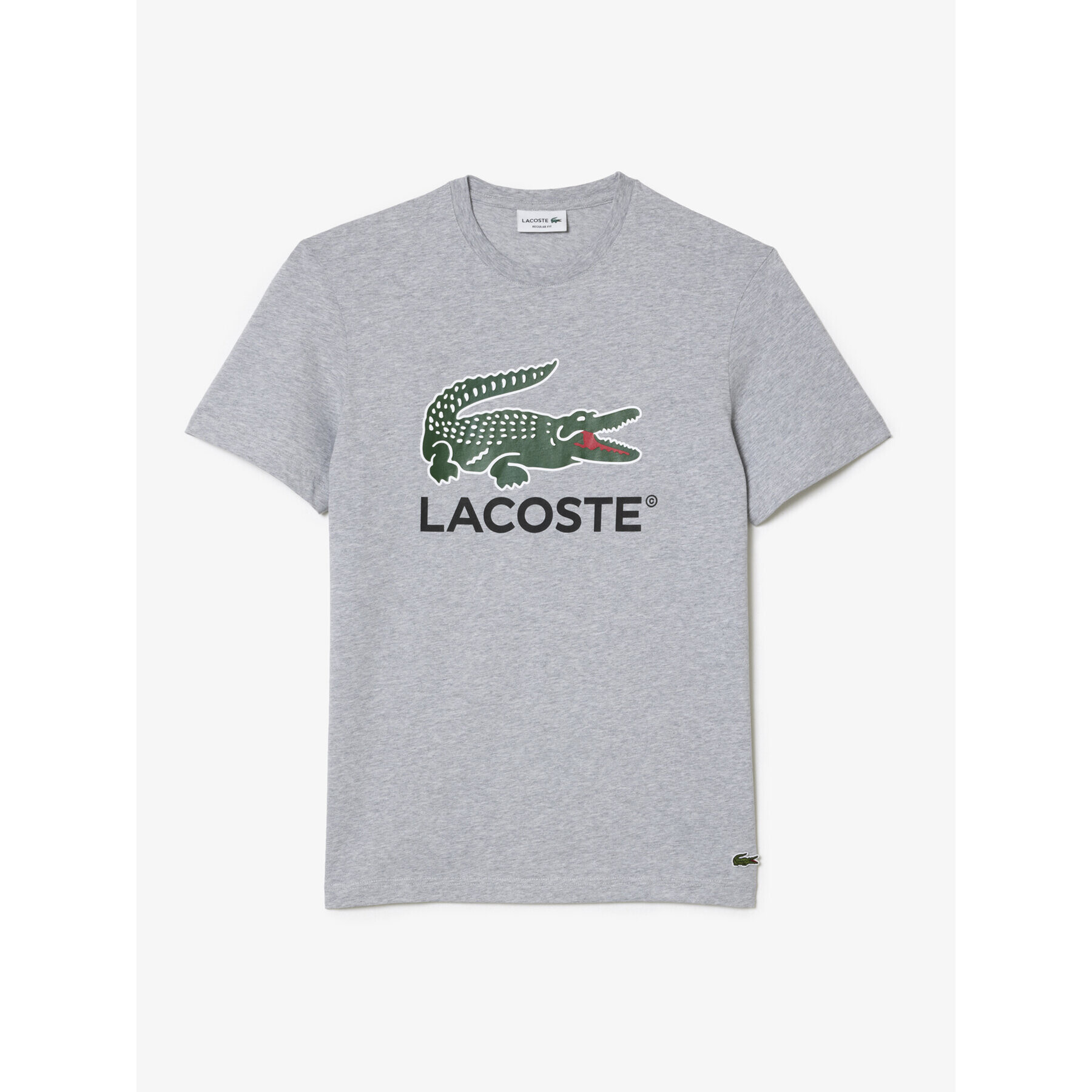 Lacoste Тишърт TH1285 Сив Regular Fit - Pepit.bg