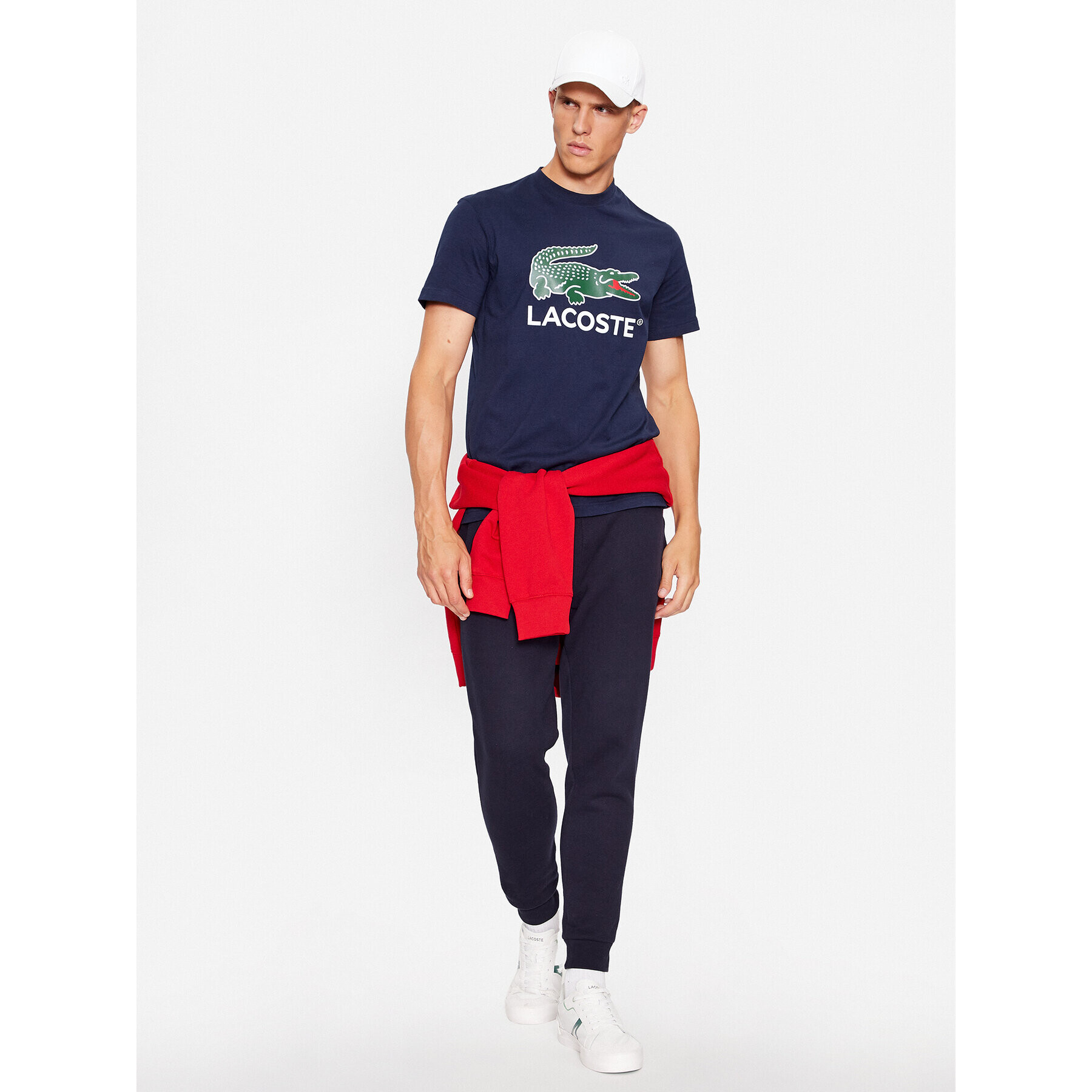 Lacoste Тишърт TH1285 Тъмносин Regular Fit - Pepit.bg