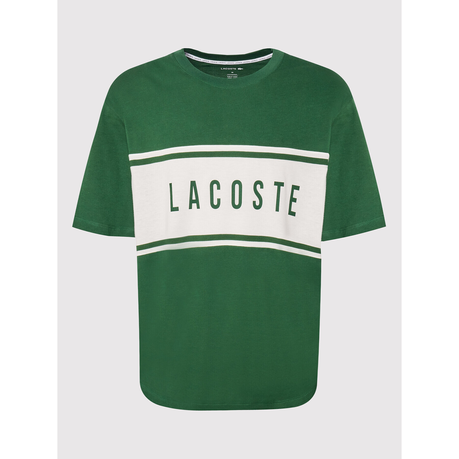Lacoste Тишърт TH1295 Зелен Regular Fit - Pepit.bg