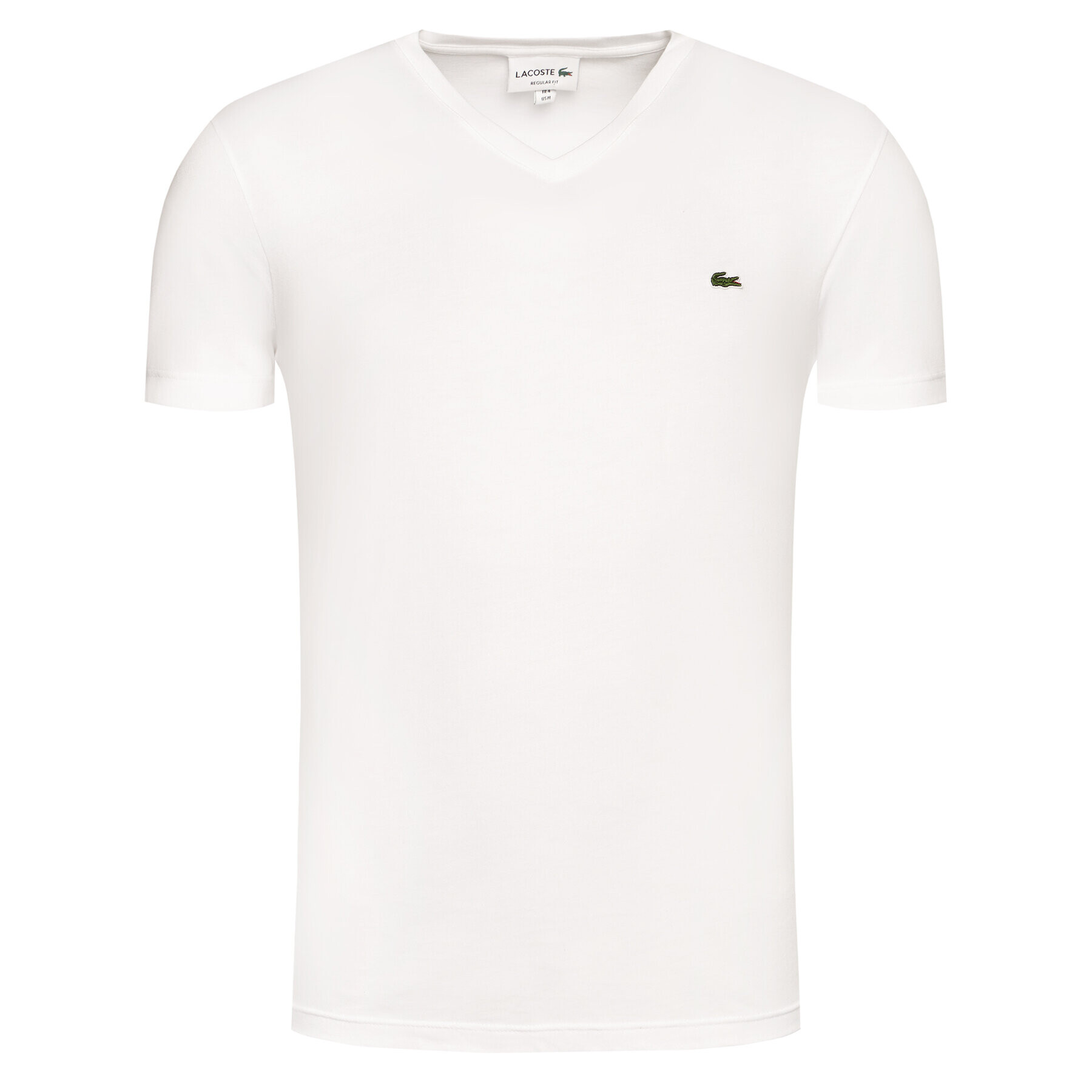 Lacoste Тишърт TH2036 Бял Regular Fit - Pepit.bg